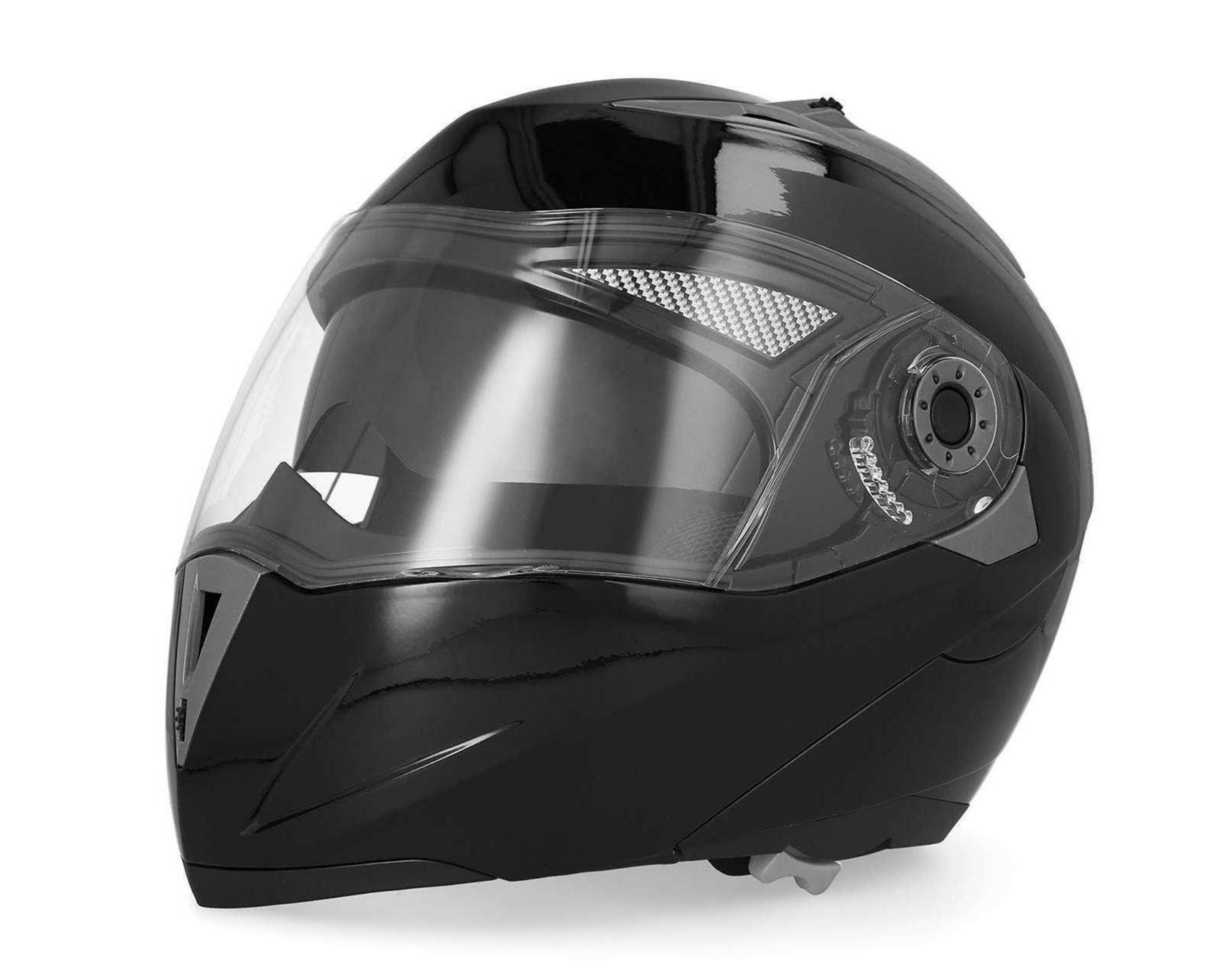 Foto 2 pulgar | Casco para Motociclista Brumm Extragrande Negro