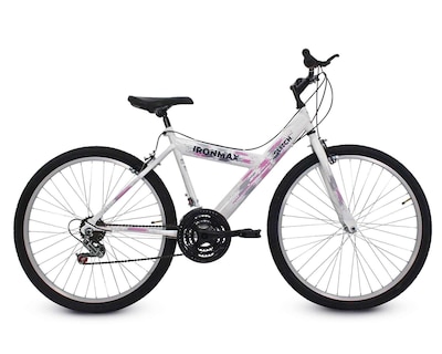 Foto 2 | Bicicleta Urbana Ironmax Glitch 26" Blanca