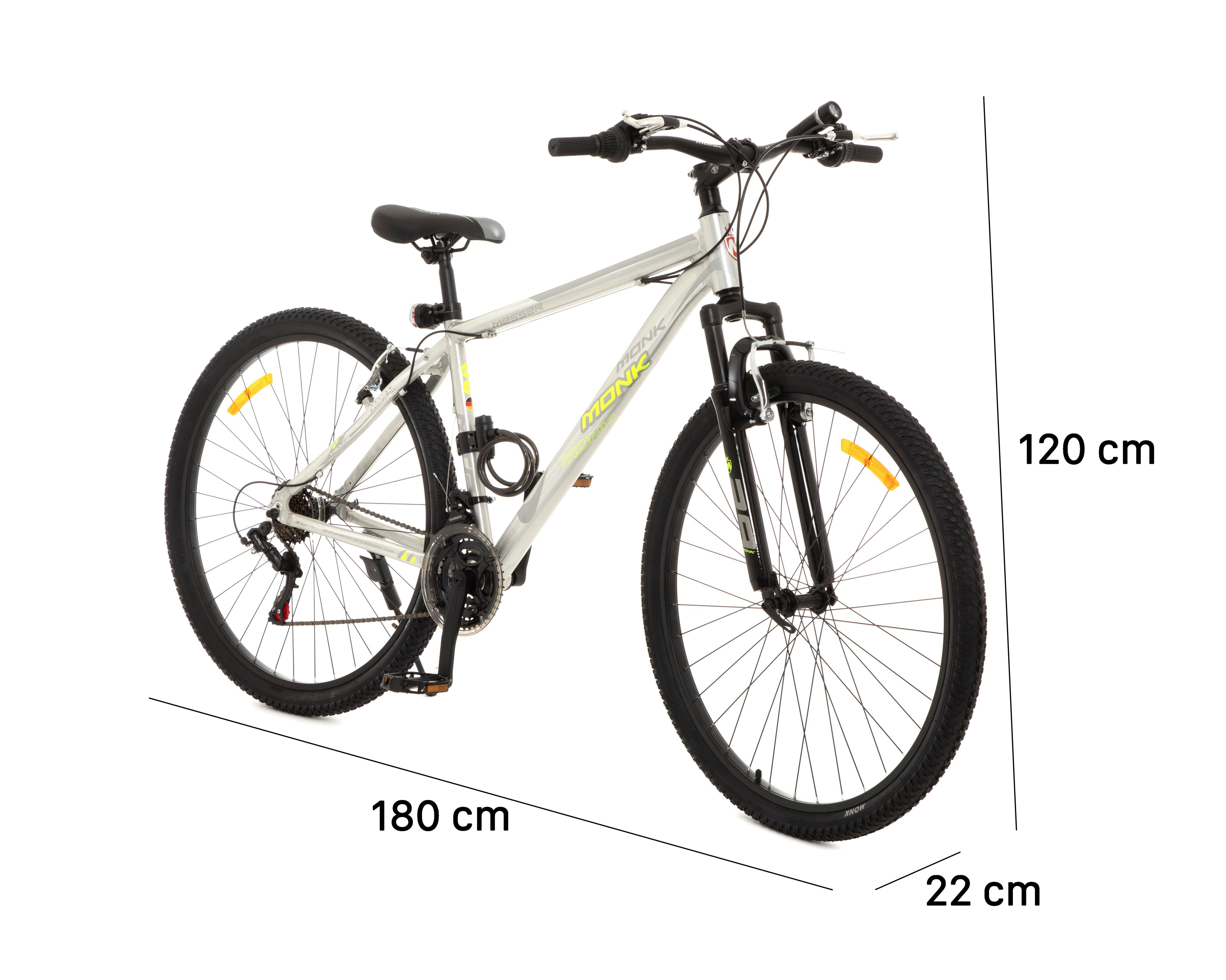 Foto 7 | Bicicleta de Montaña Monk Messer 29'' Gris