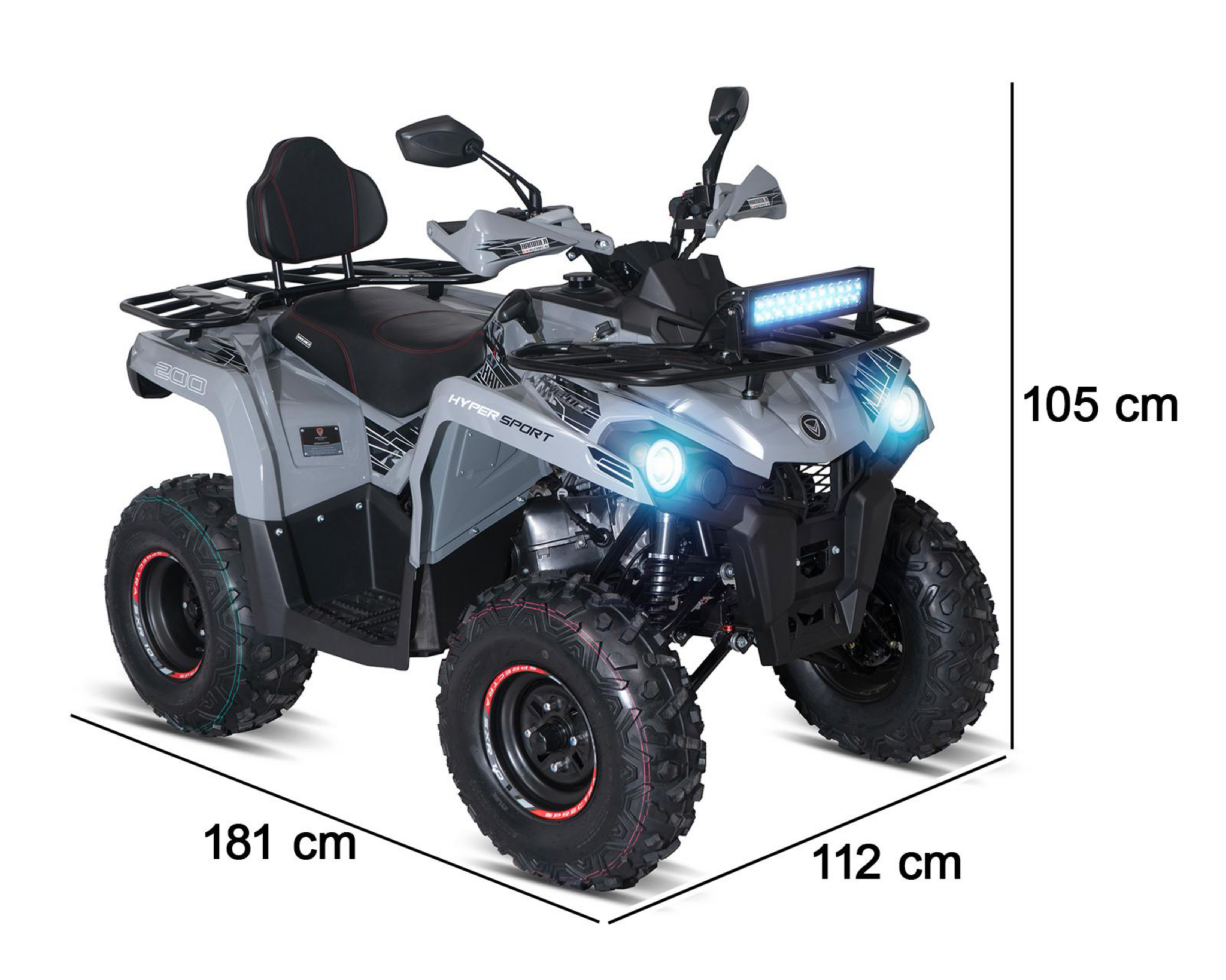 Foto 10 pulgar | Cuatrimoto Veloci Hammer KX Force 200 cc 2026