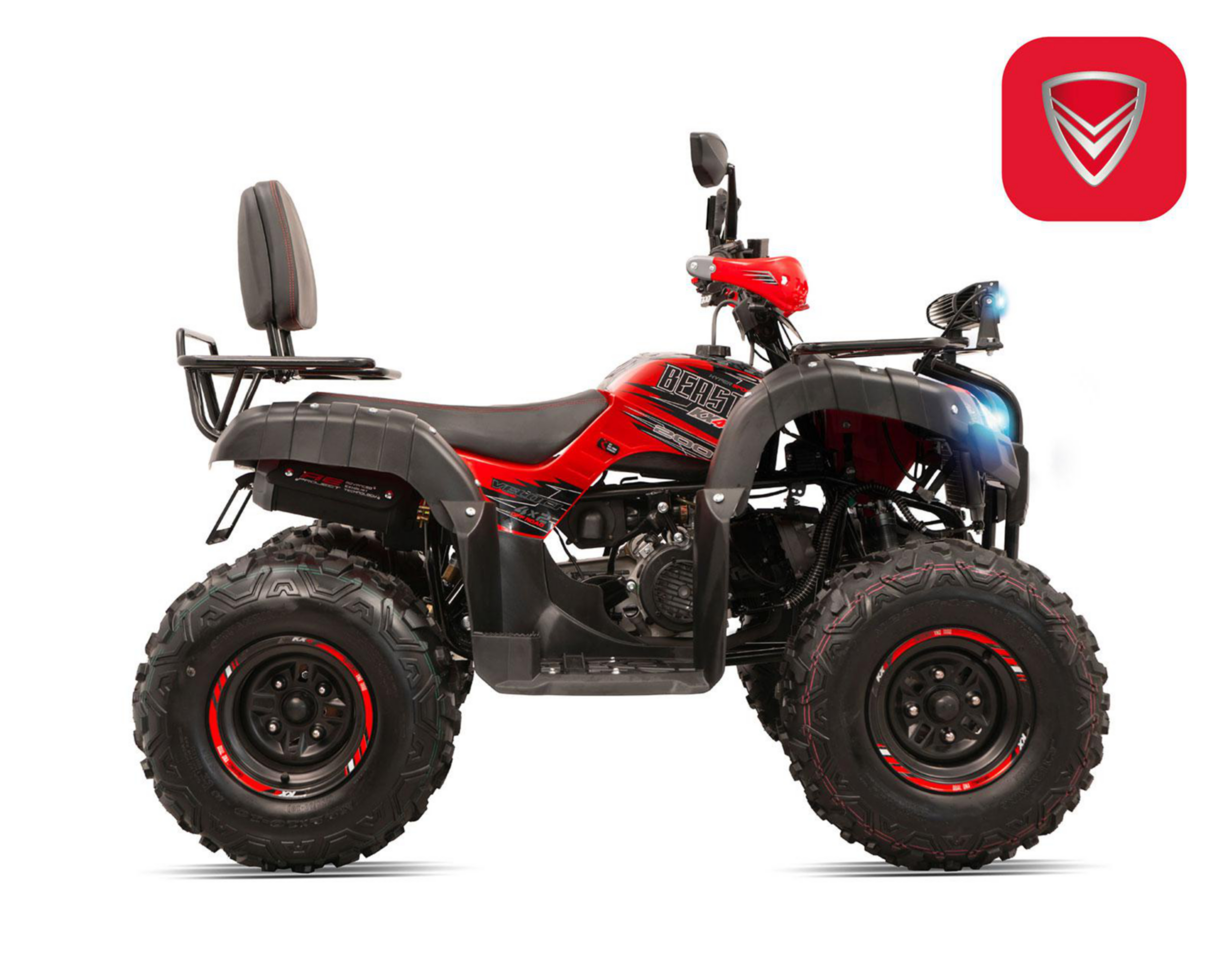 Foto 3 pulgar | Cuatrimoto Veloci Beast Hyper 200 cc 2026