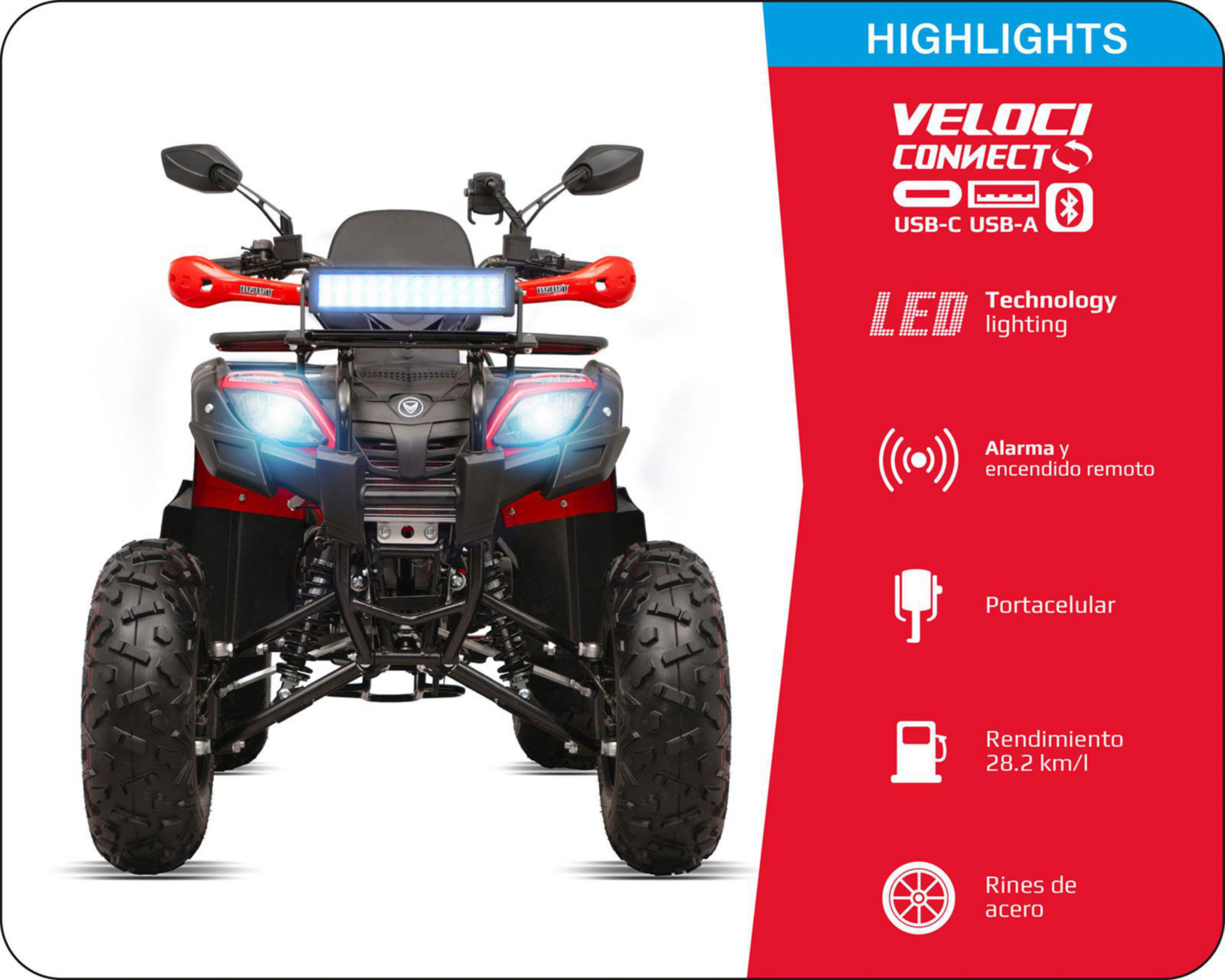 Foto 4 pulgar | Cuatrimoto Veloci Beast Hyper 200 cc 2026