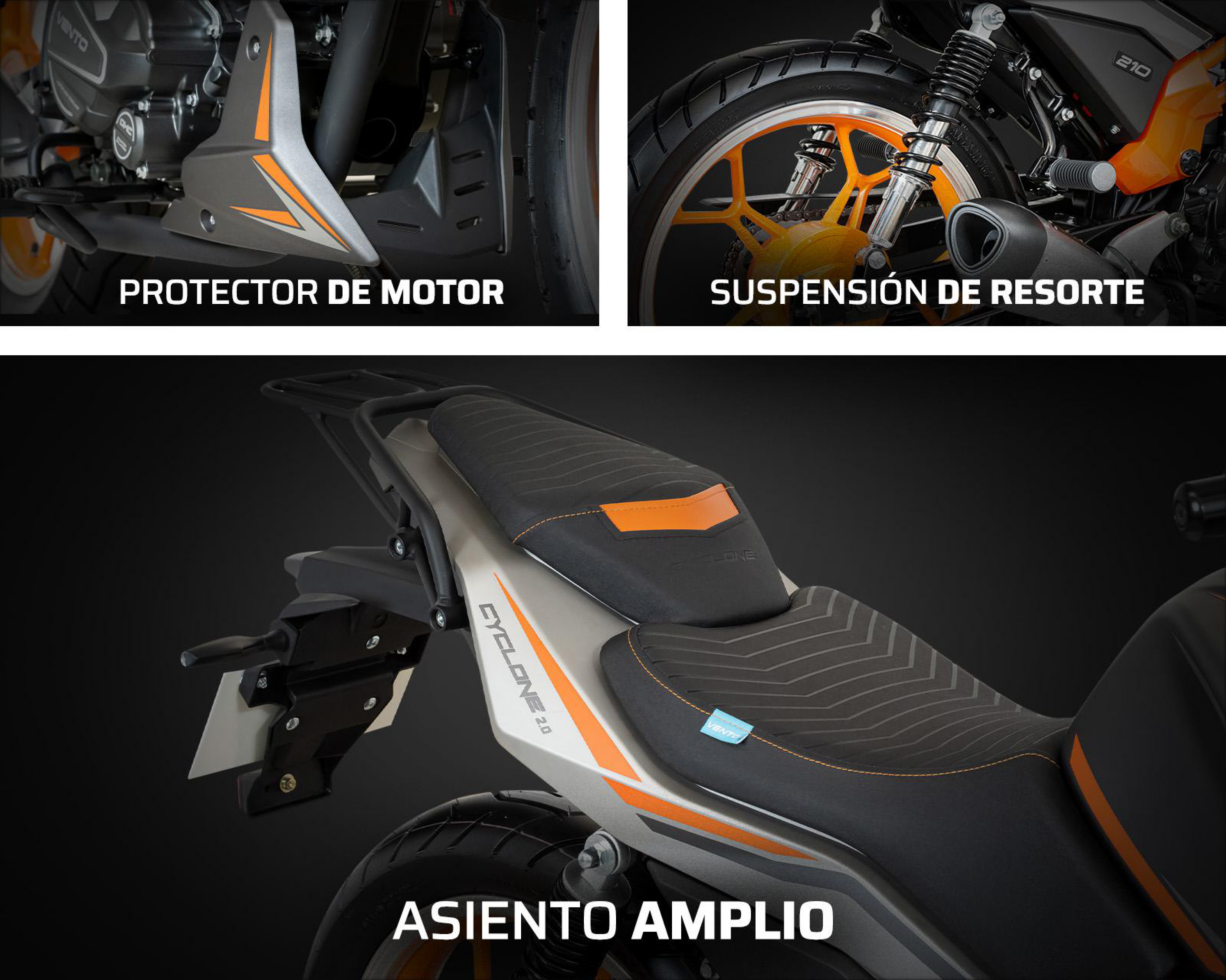 Foto 8 pulgar | Motocicleta Vento Cyclone 2.0 210 cc 2026