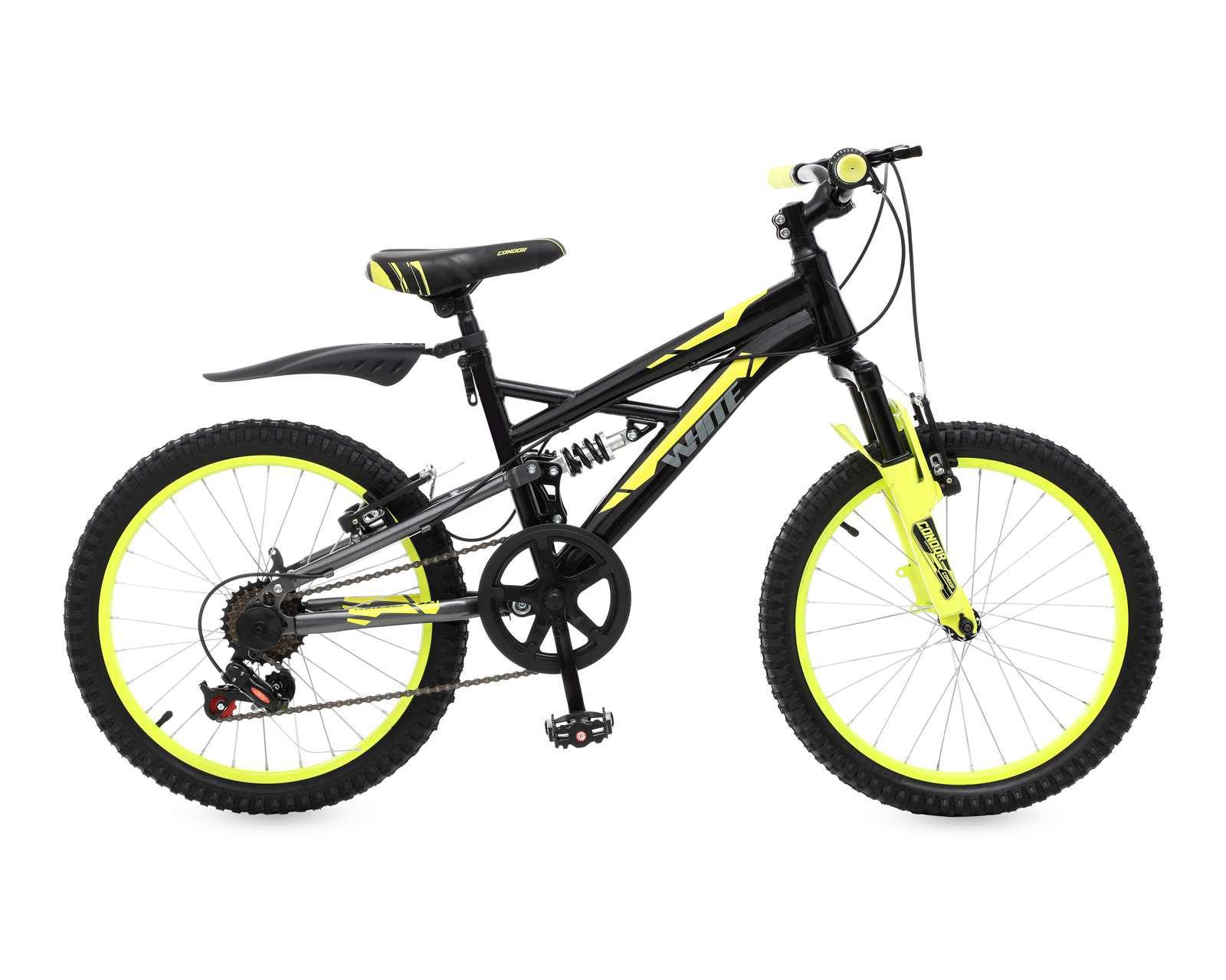 Foto 3 pulgar | Bicicleta Infantil White S2 20" Negra