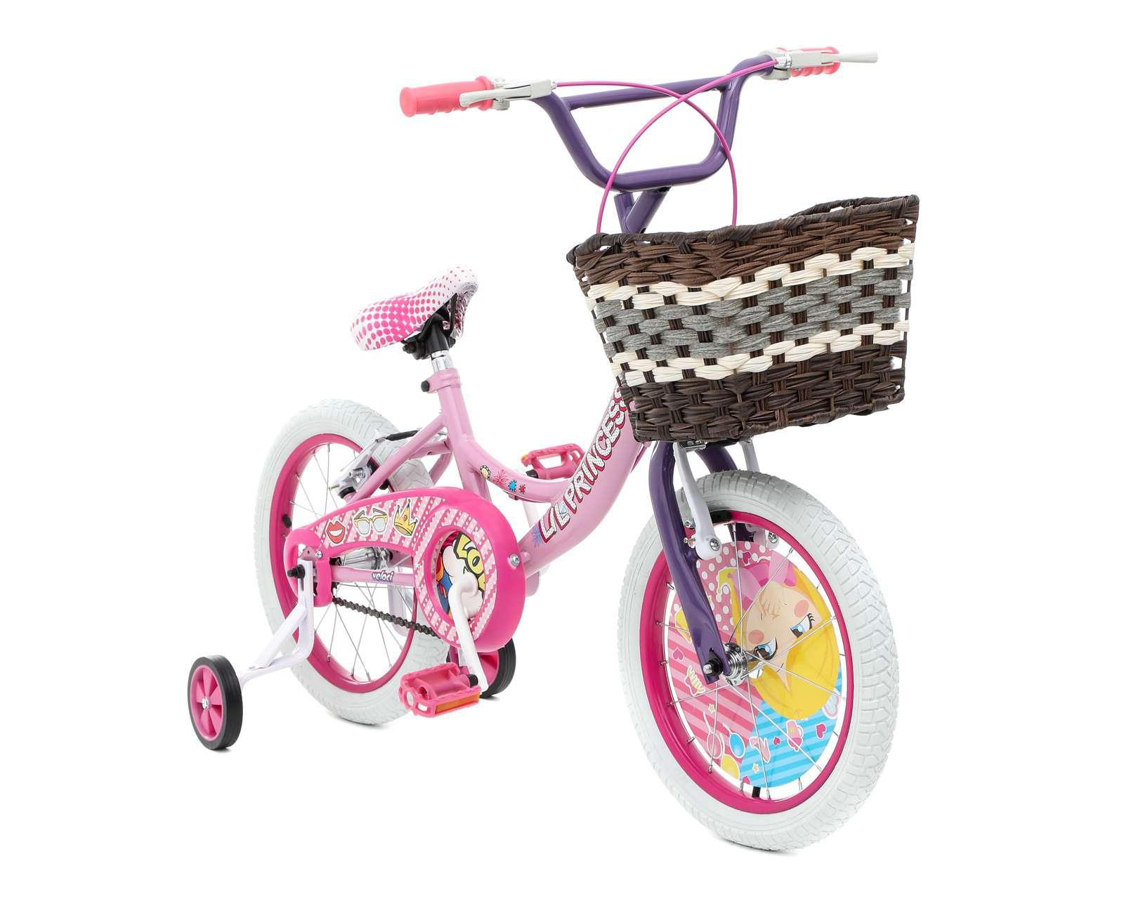 Bicicleta Infantil Veloci Lil Princess 16" Rosa