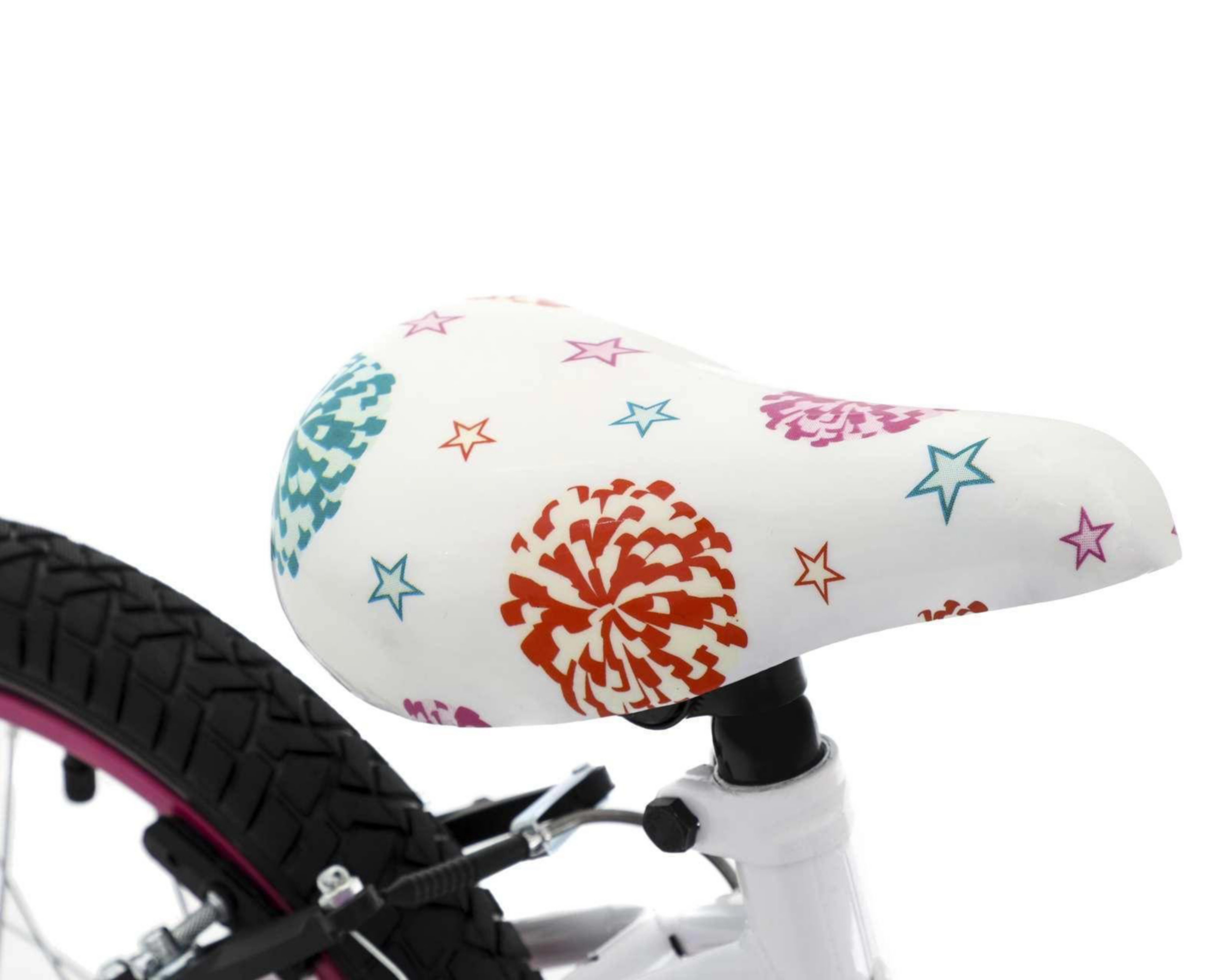 Foto 5 pulgar | Bicicleta Infantil Cheerleader de 16" Blanco