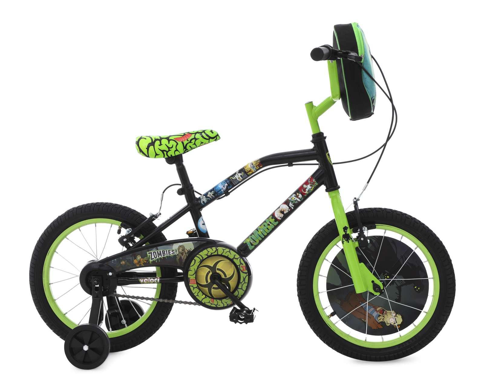 Foto 3 pulgar | Bicicleta Infantil Veloci Zombie 16" Verde