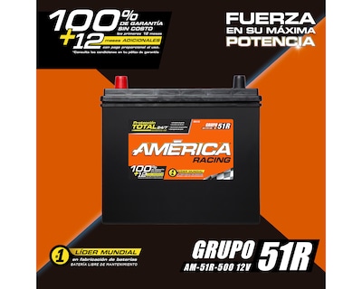 Foto 4 | Acumulador América AM-51R-500