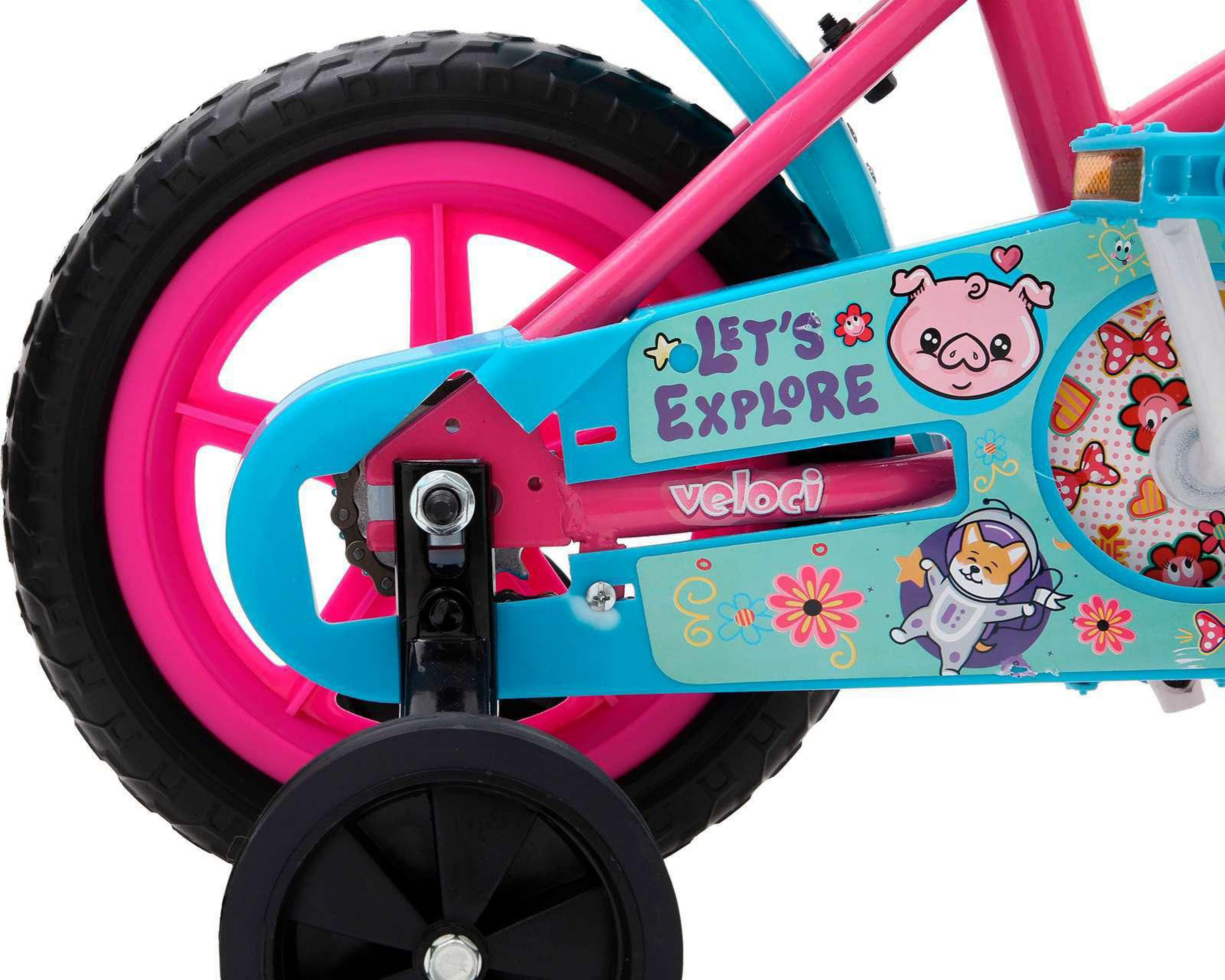 Foto 6 pulgar | Bicicleta Infantil Veloci Girl Power 12" Rosa