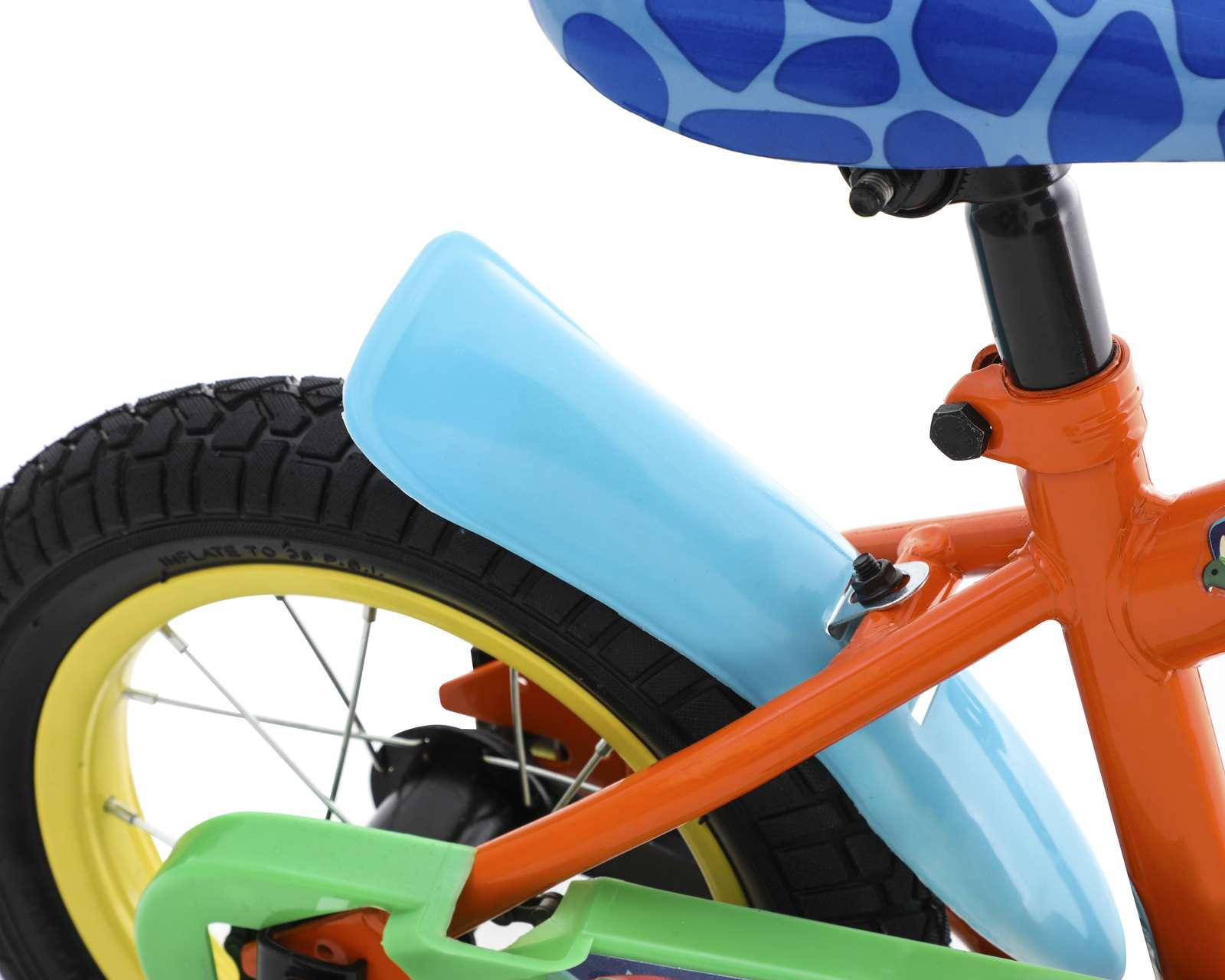 Foto 7 pulgar | Bicicleta Infantil Veloci Dinos de 12" Anaranjado