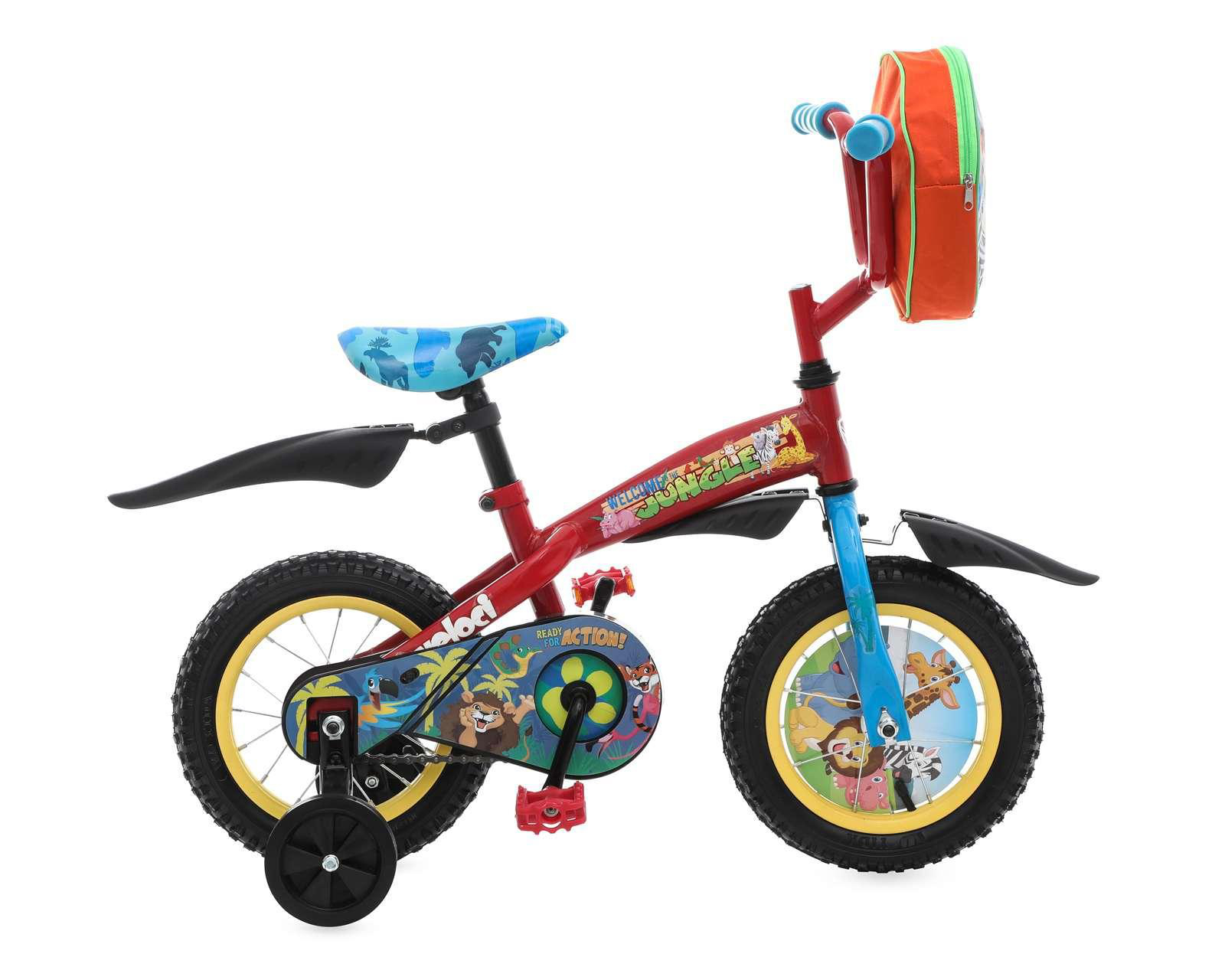 Foto 3 pulgar | Bicicleta Infantil Veloci Jungle 12" Roja