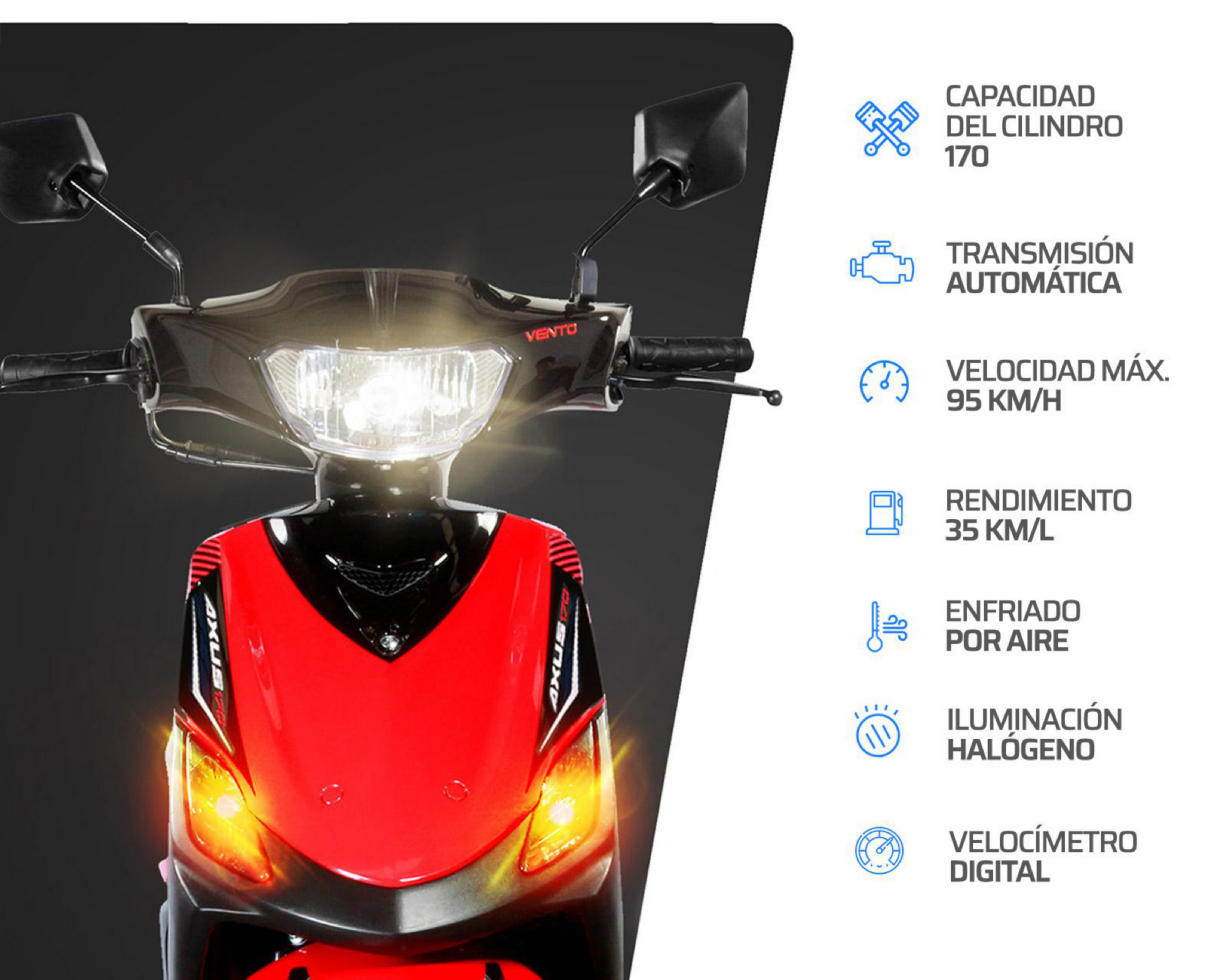 Foto 4 | Motocicleta Vento Axus 170 cc 2026