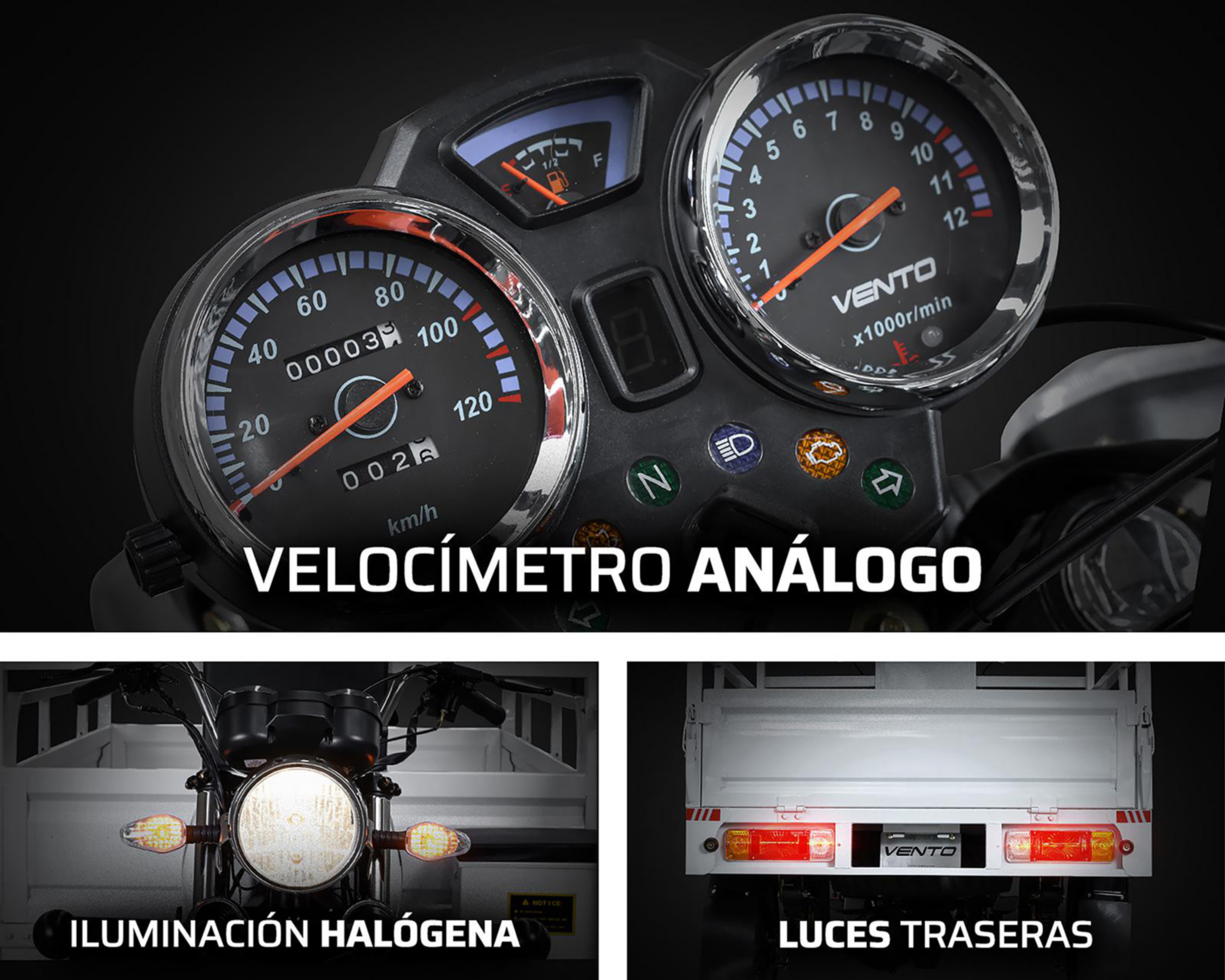 Foto 7 pulgar | Motocarro Vento Corsel 300 cc 2026