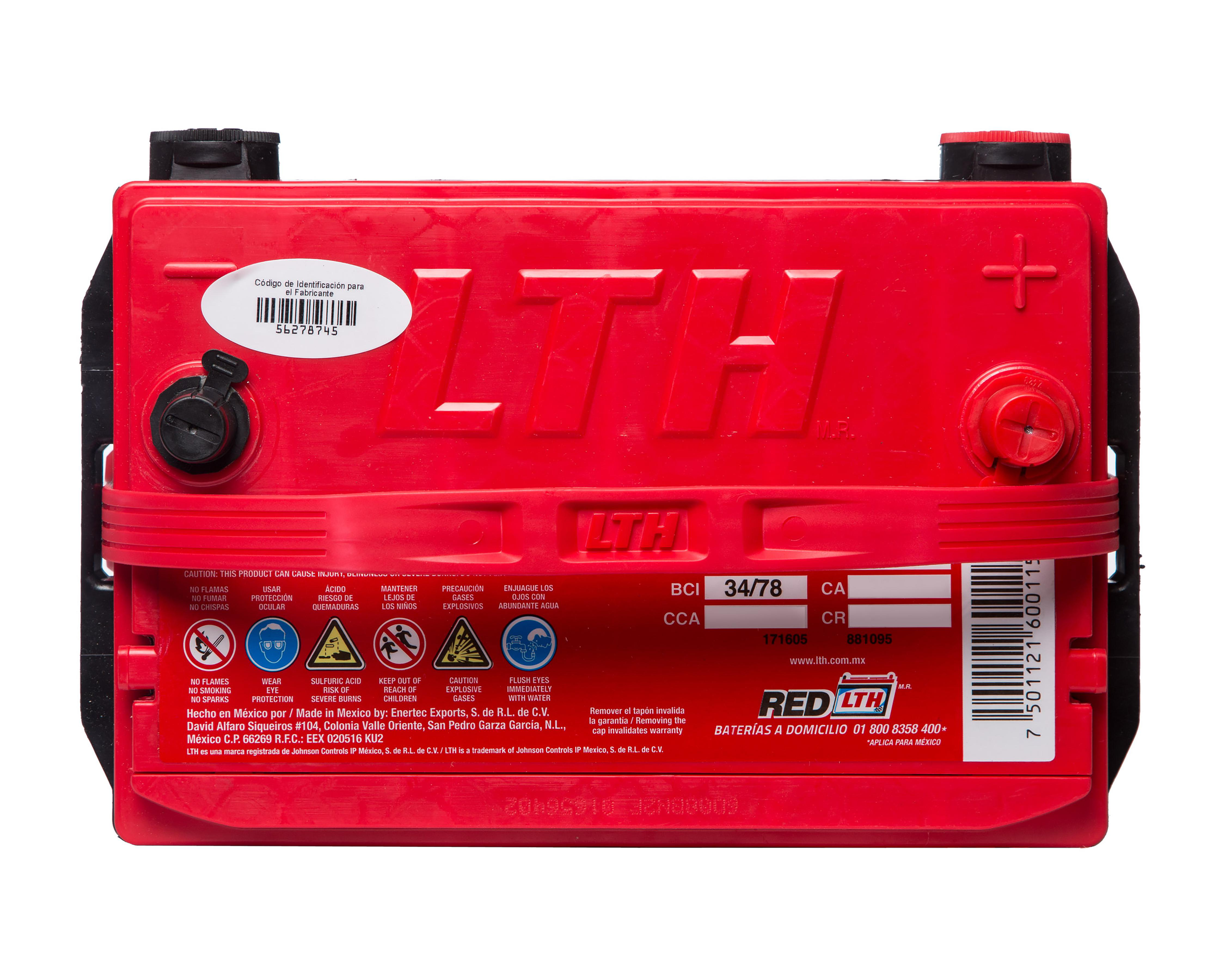 Foto 6 | Acumulador LTH H-34/78-800