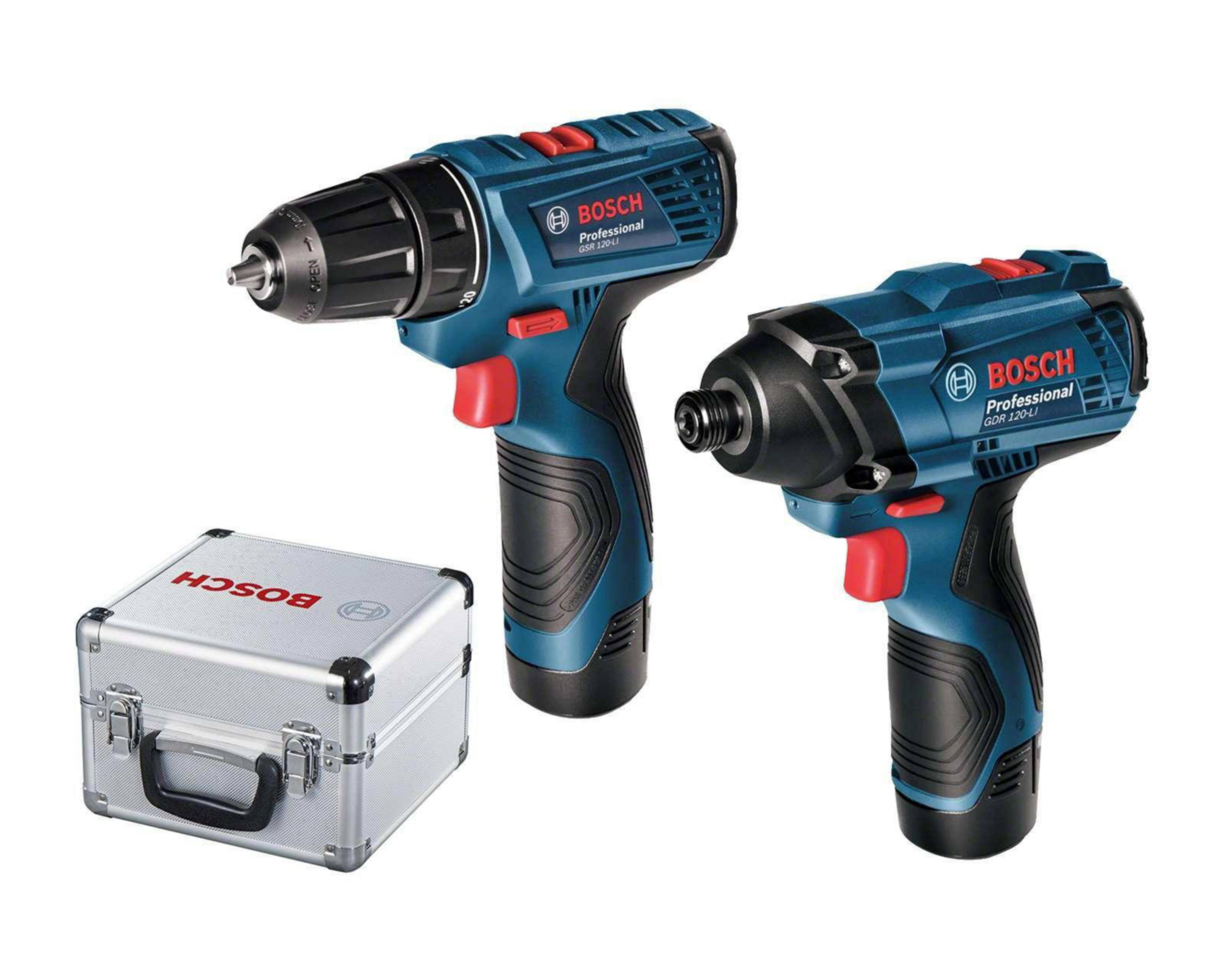 Taladro Atornillador y Llave de Impacto Bosch 12 V