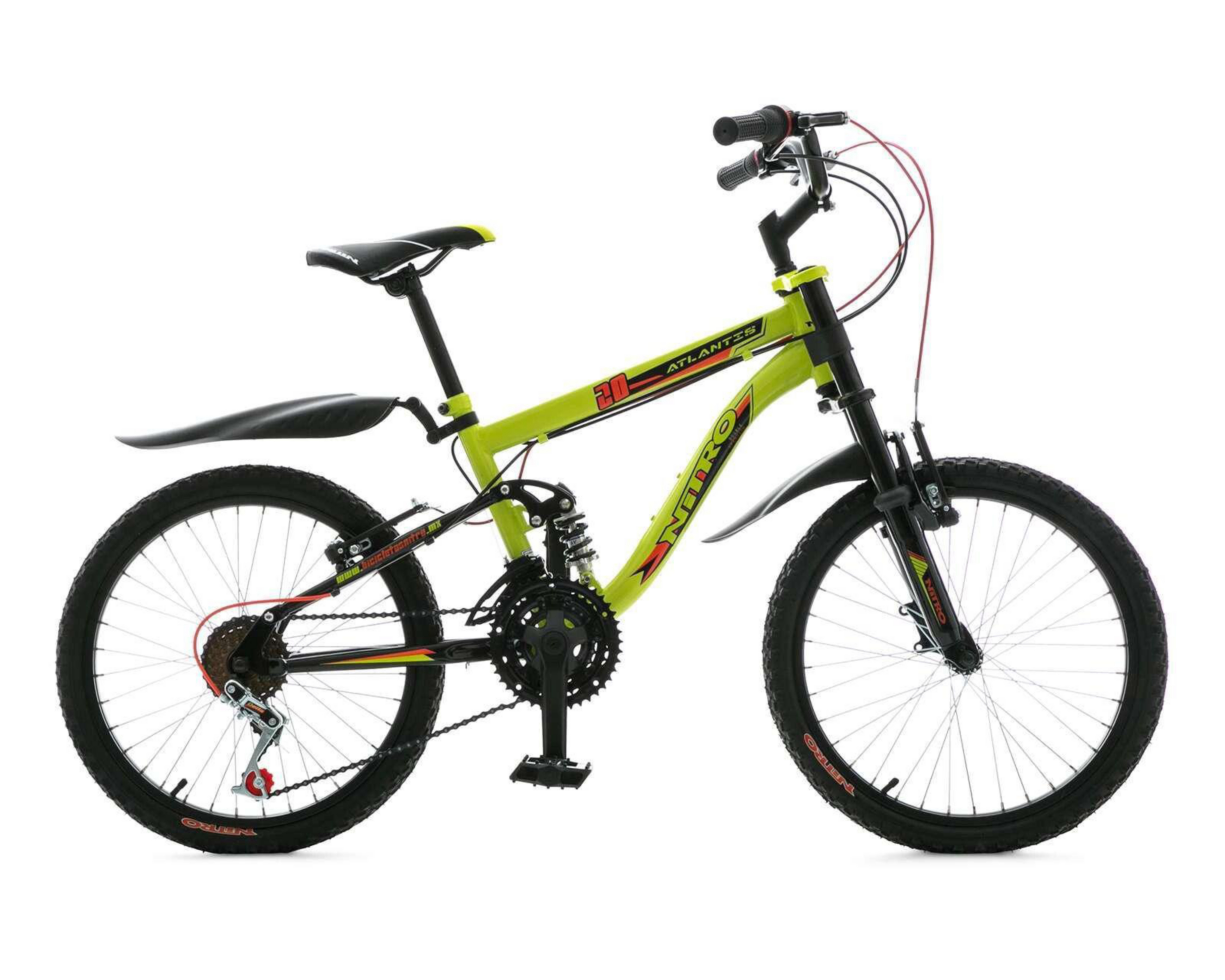 Foto 3 pulgar | Bicicleta Juvenil Atlantis Amarilla
