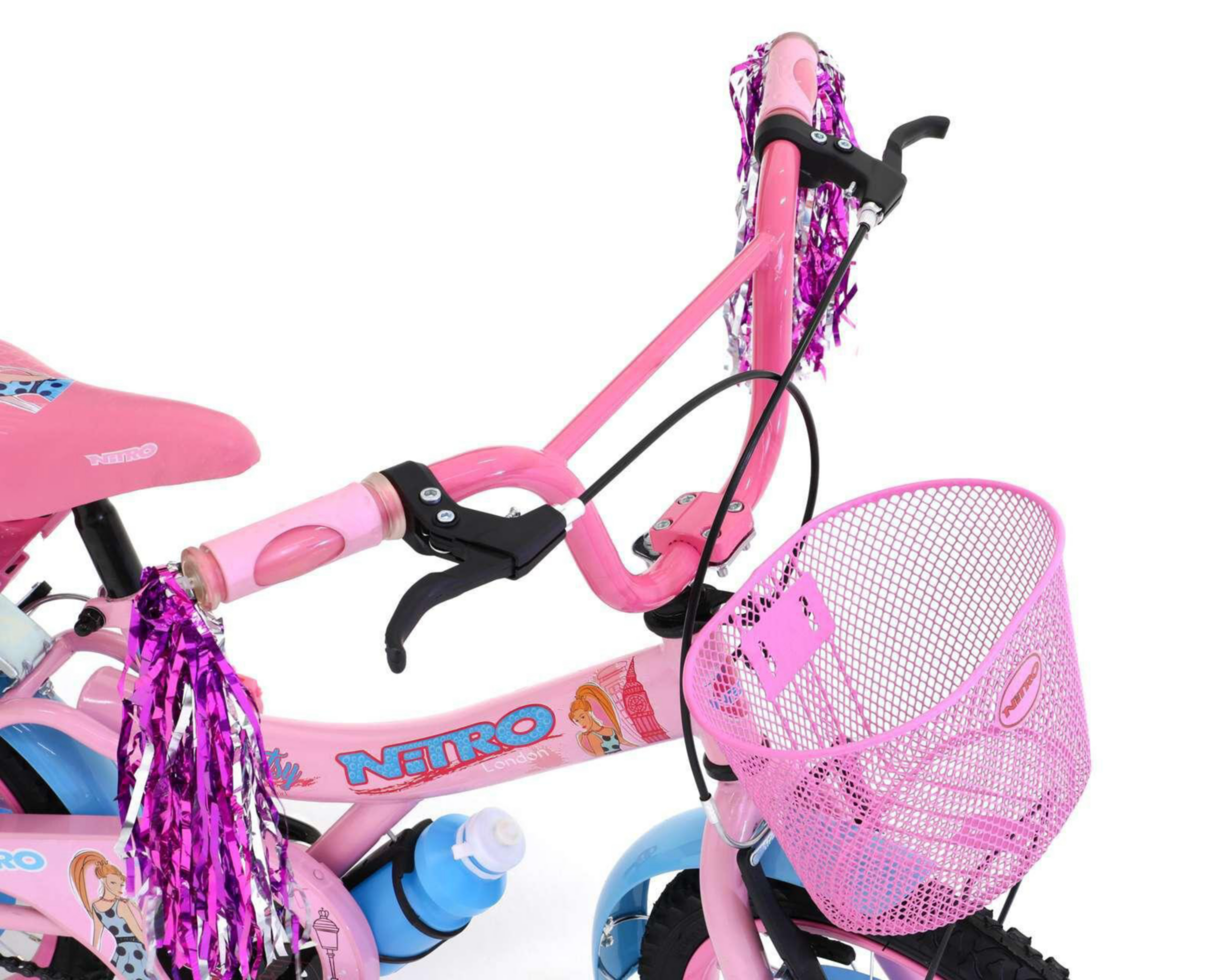 Foto 4 pulgar | Bicicleta Infantil Nitro Betsy 16" Rosa