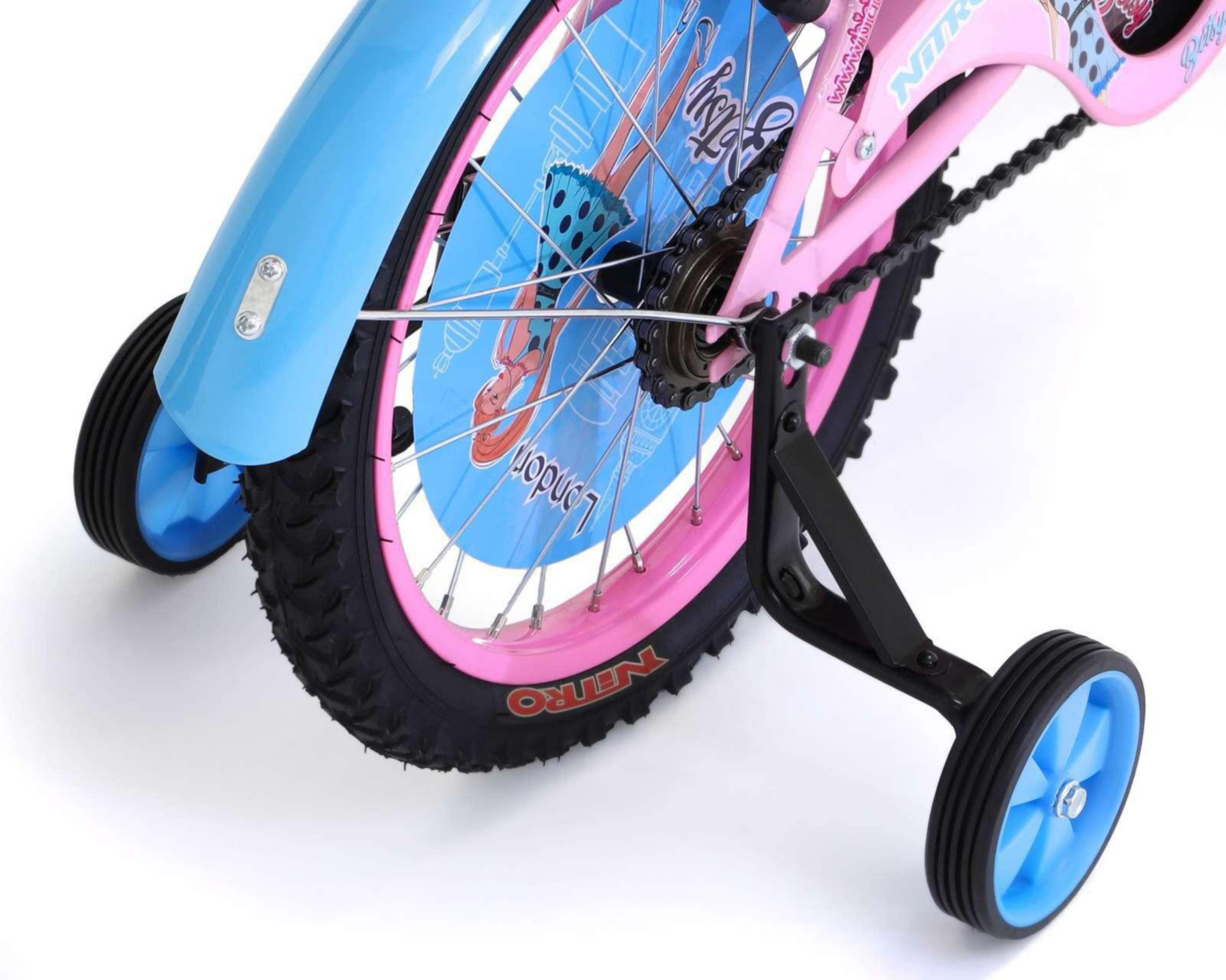 Foto 5 pulgar | Bicicleta Infantil Nitro Betsy 16" Rosa