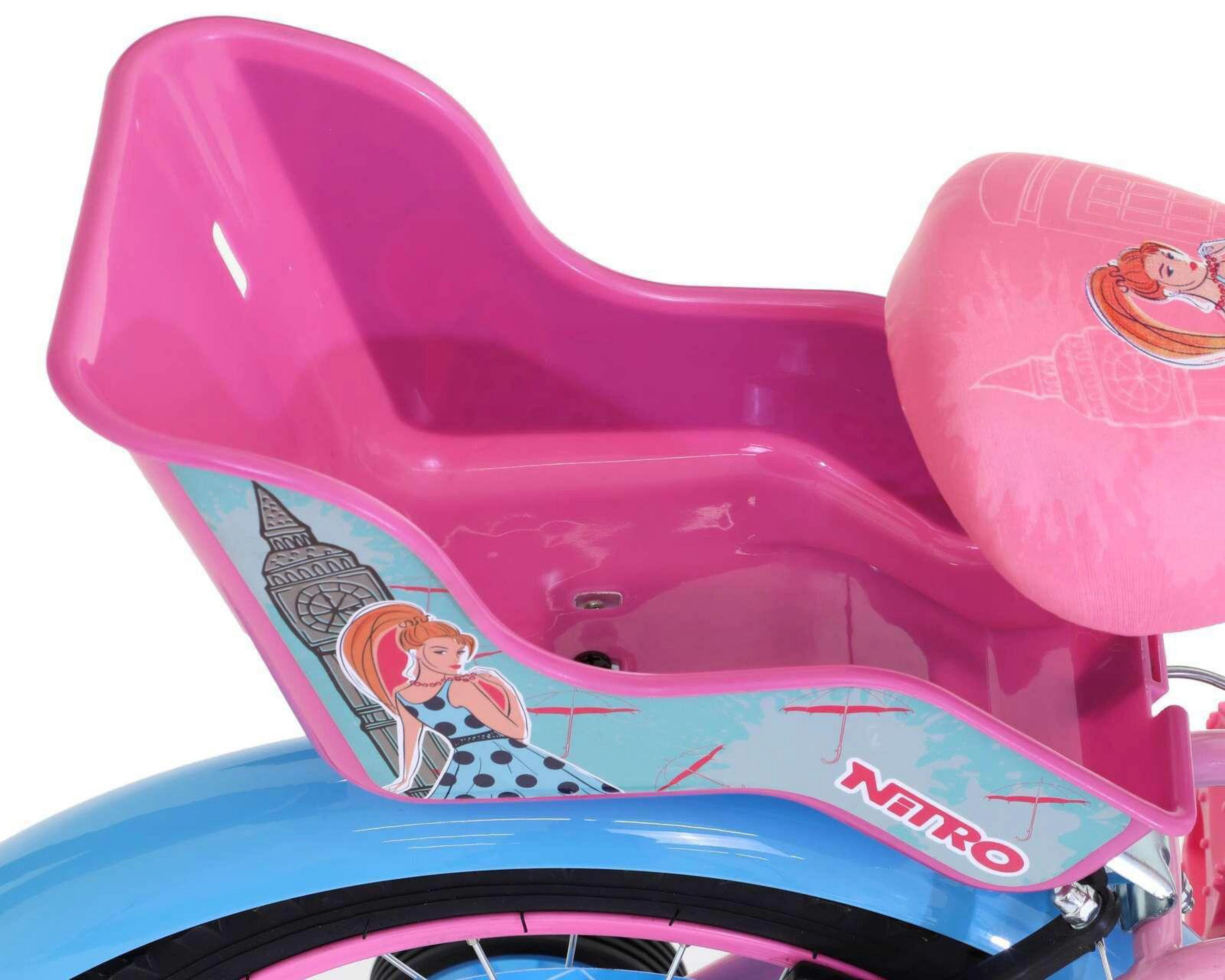 Foto 8 pulgar | Bicicleta Infantil Nitro Betsy 16" Rosa