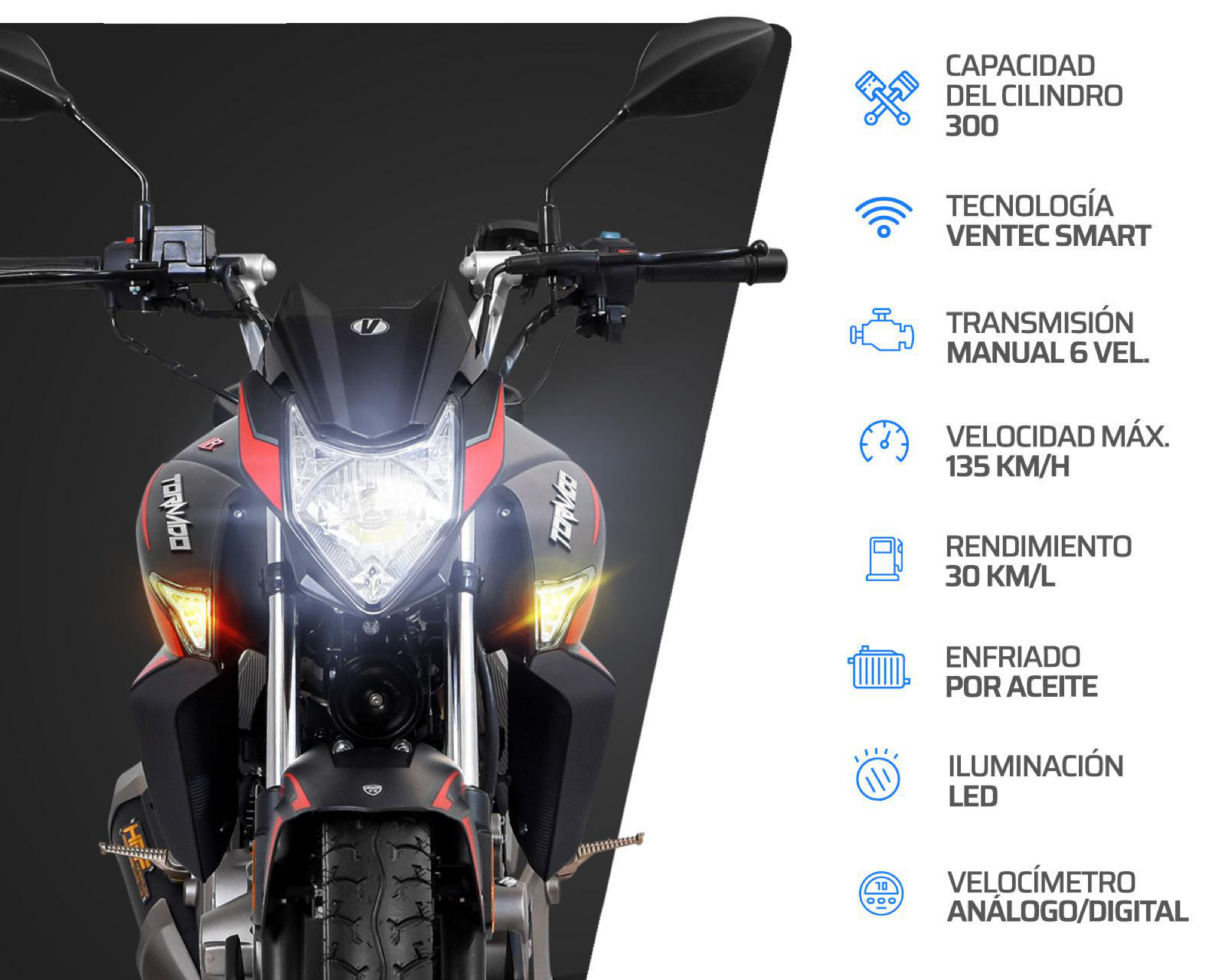 Foto 5 | Motocicleta Vento Tornado 300 cc 2026