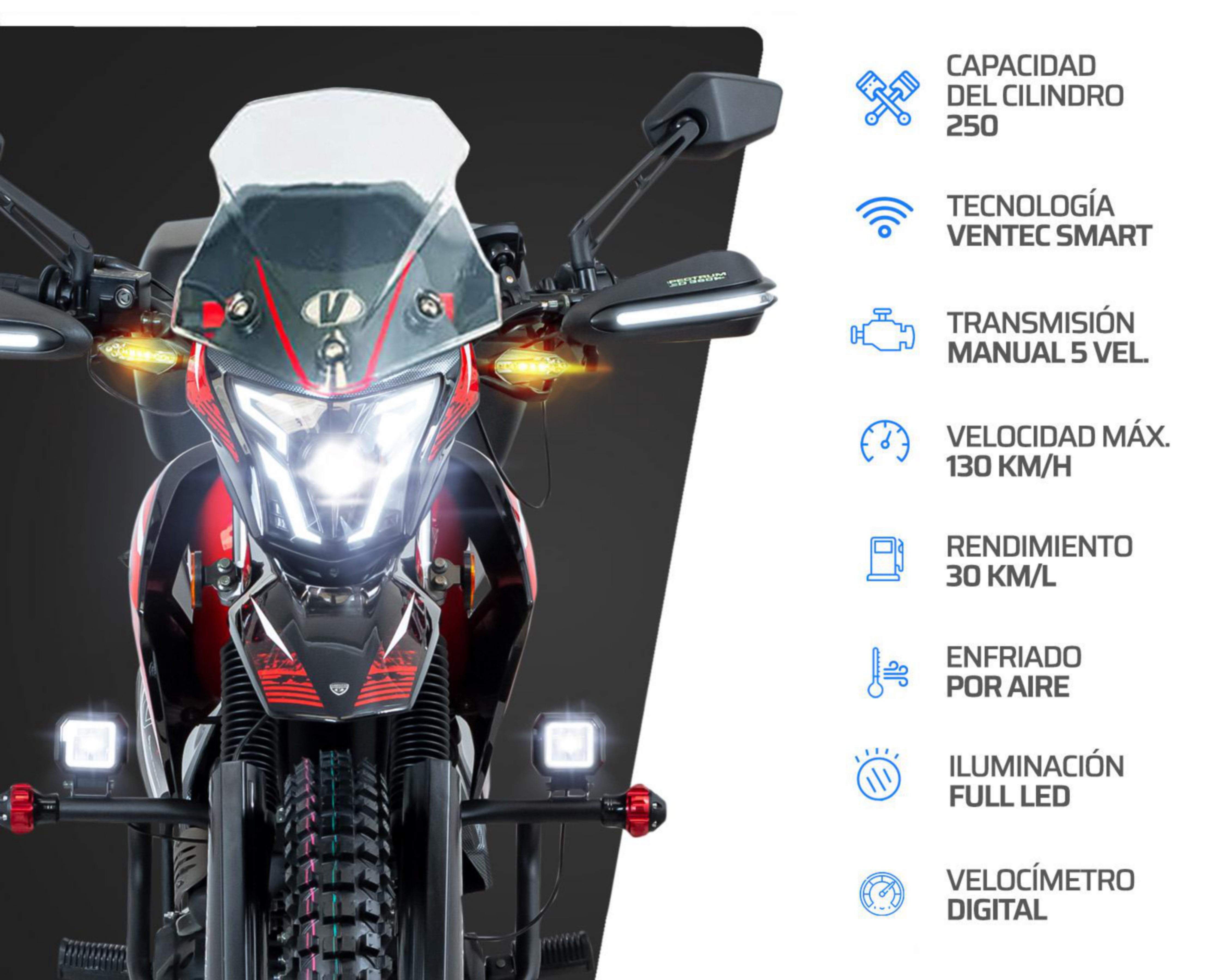 Foto 5 | Motocicleta Vento Crossmax 250 cc 2026