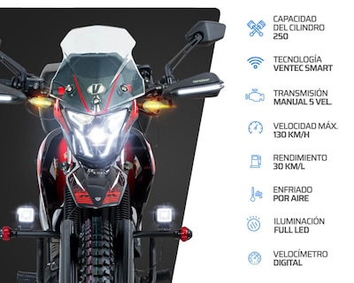 Foto 5 | Motocicleta Vento Crossmax 250 cc 2026