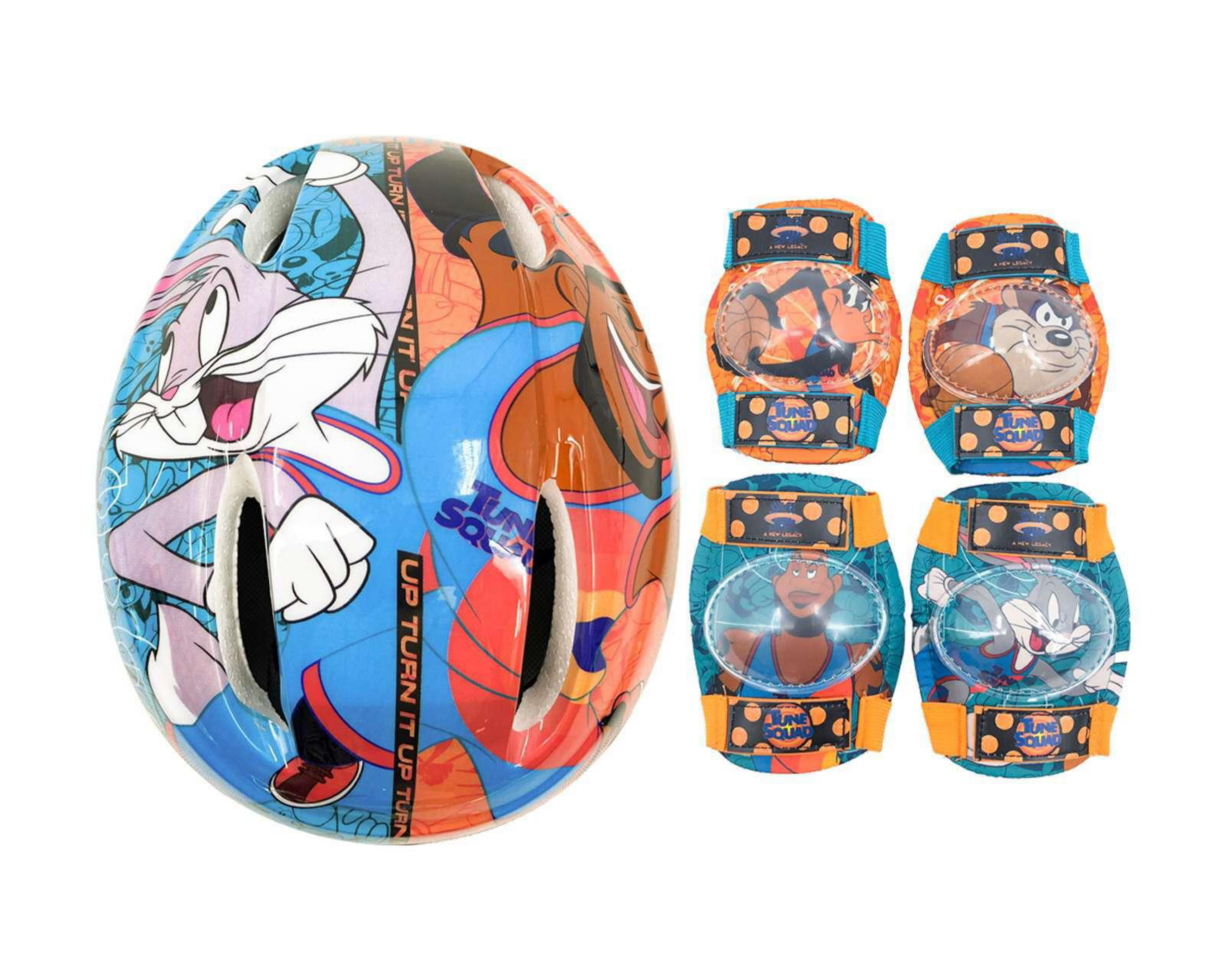 Foto 1 | Casco con Rodilleras y Coderas Space Jam 5 Piezas