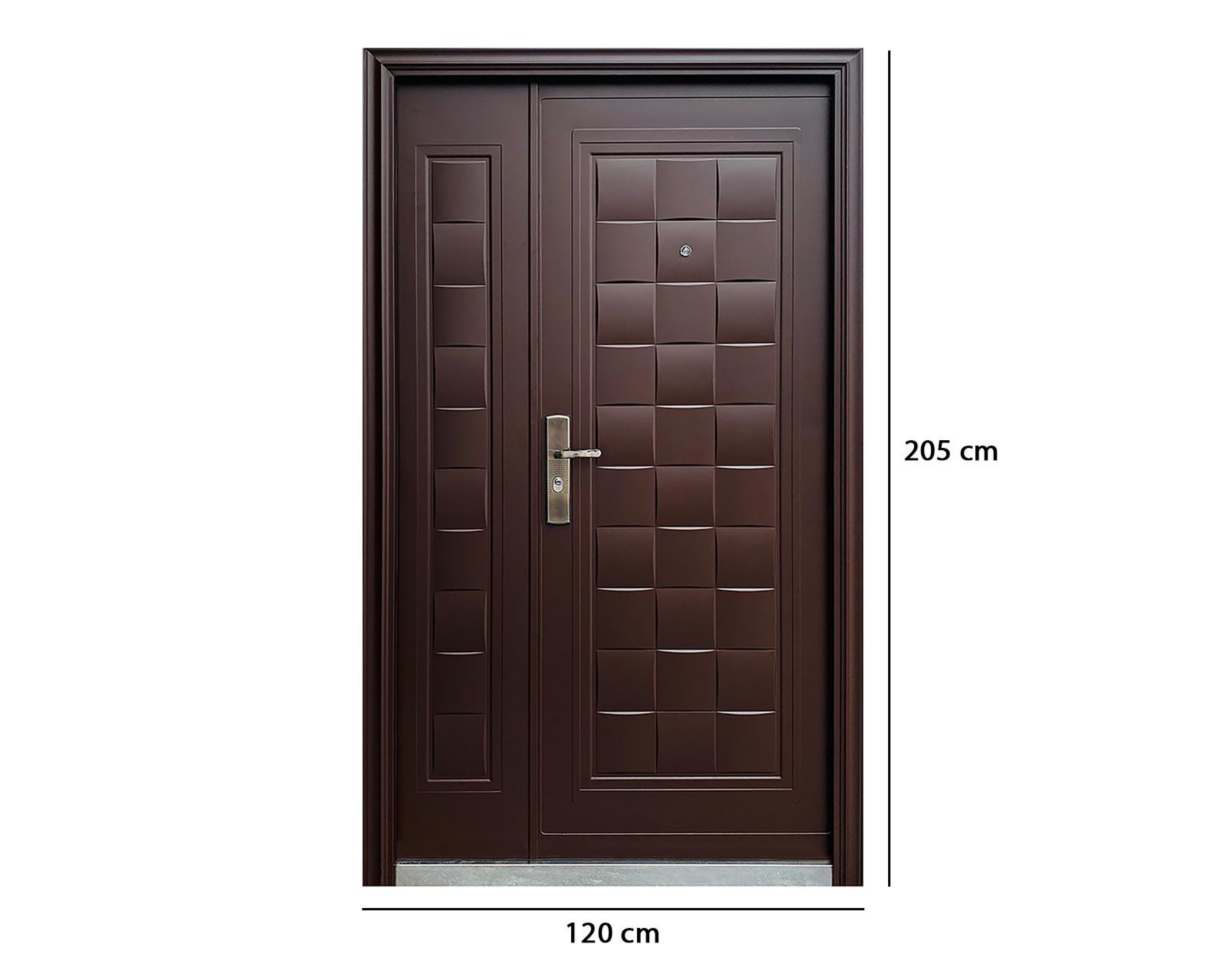 Foto 8 pulgar | Puerta de Seguridad Protecto Home de Acero para Interior y Exterior 120 x 205 cm
