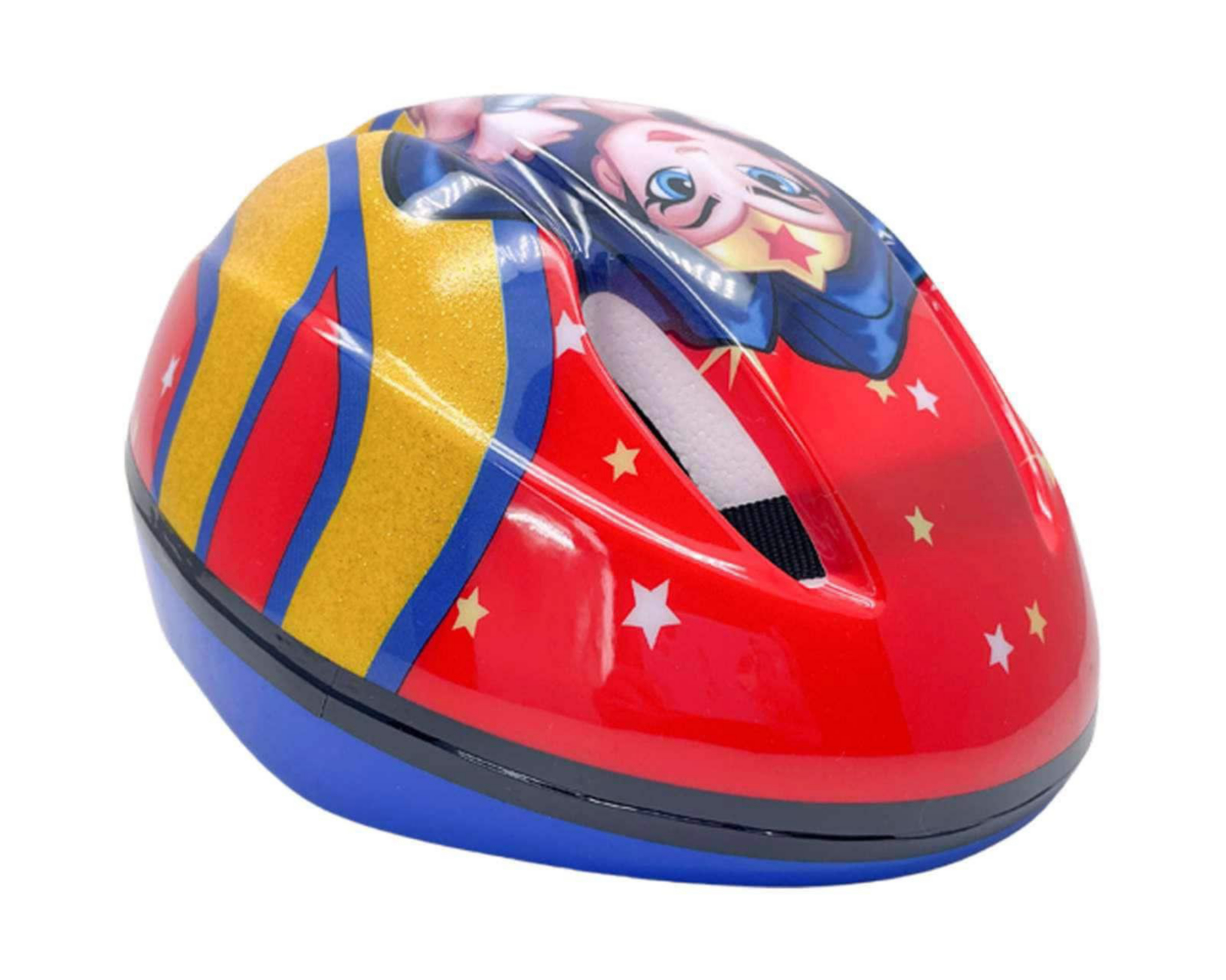 Foto 4 pulgar | Casco con Protecciones Infantil Wonder Woman 5 Piezas