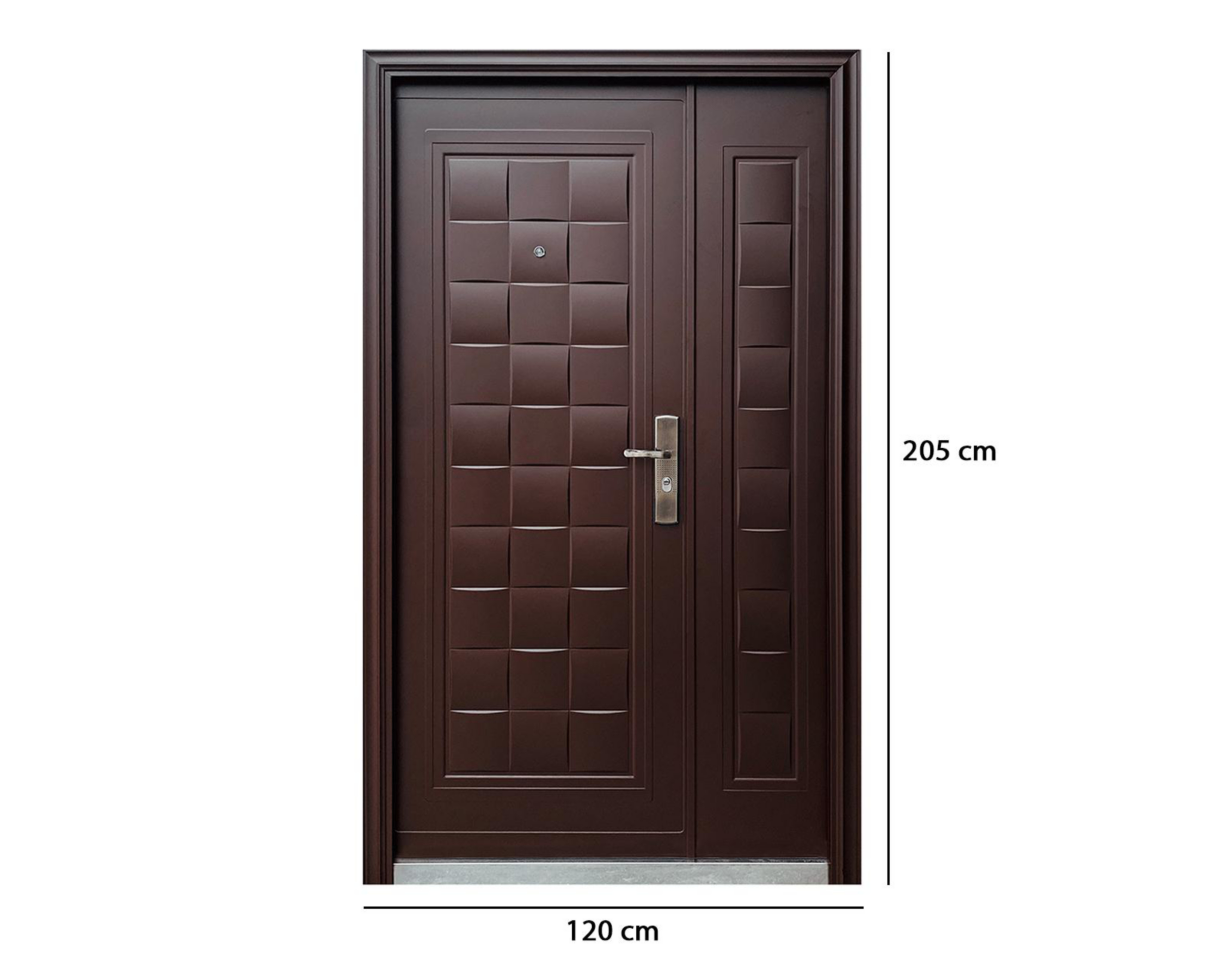 Foto 6 pulgar | Puerta de Seguridad Protecto Home de Acero para Interior y Exterior 120 x 205 cm