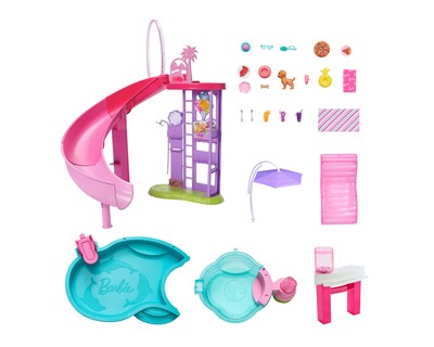 Foto 2 | Set de Juego Barbie Piscina de los Sueños