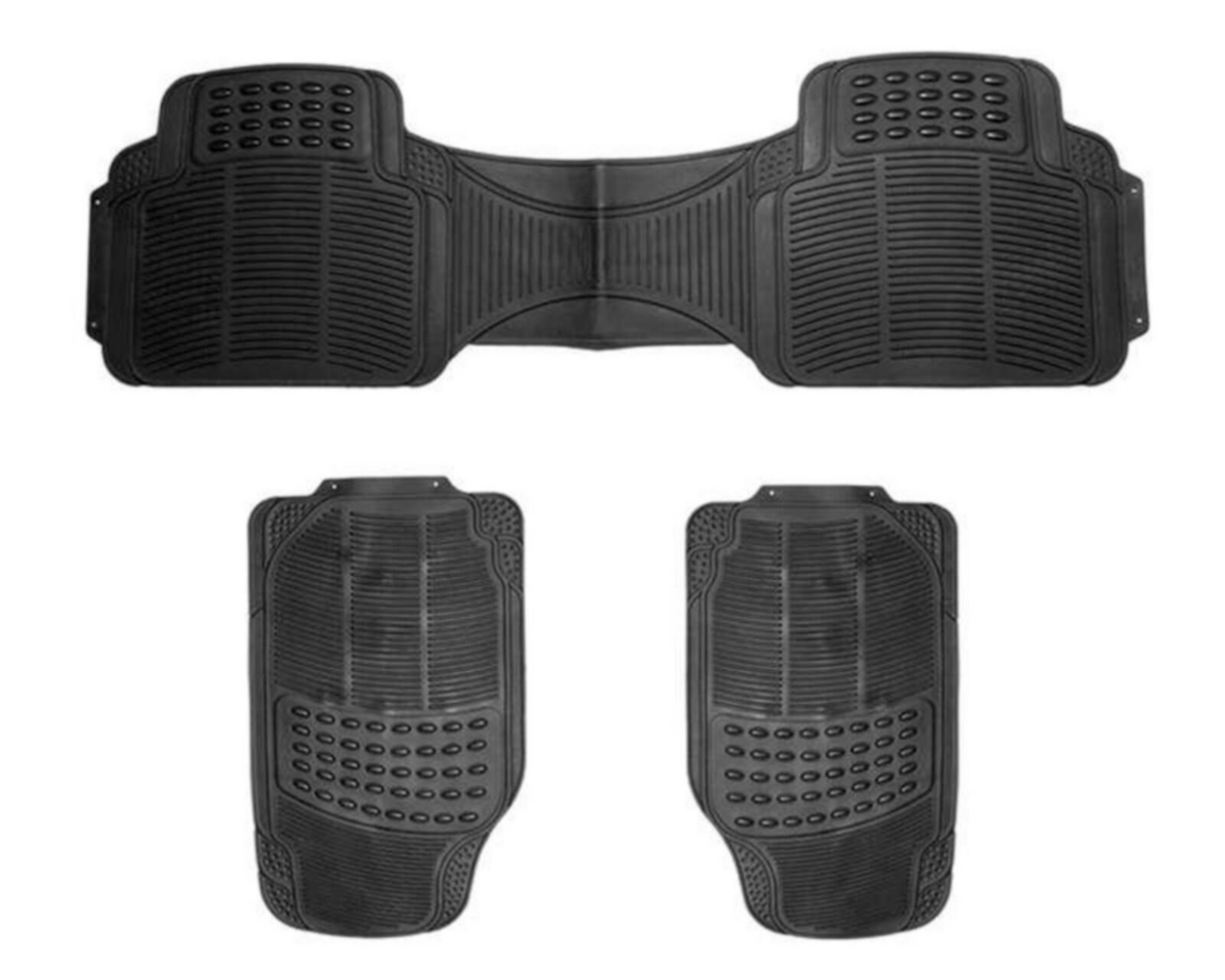 Foto 2 pulgar | Tapete para Auto Multitop Negro 3 Piezas