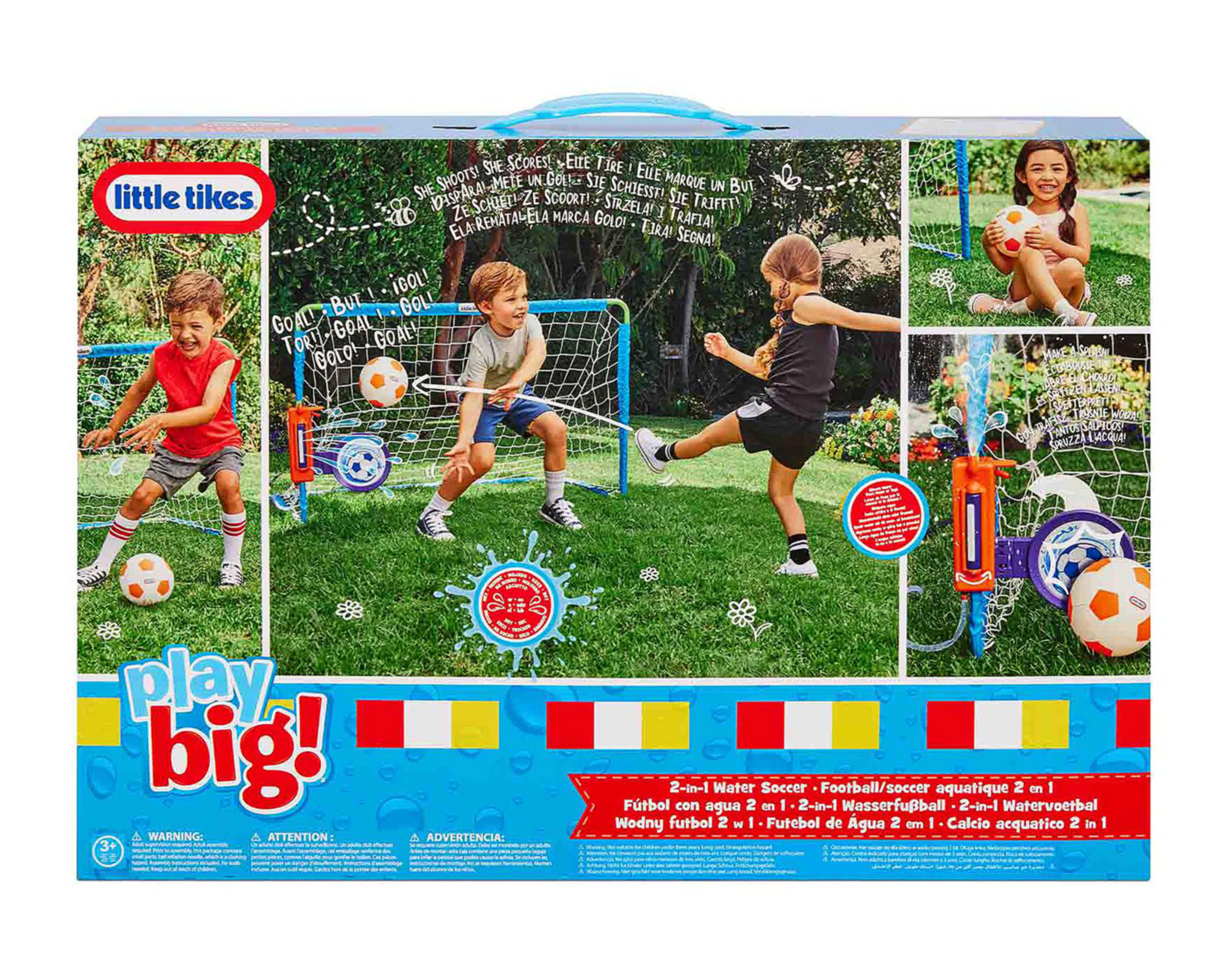 Foto 5 pulgar | Futbol con Agua Little Tikes