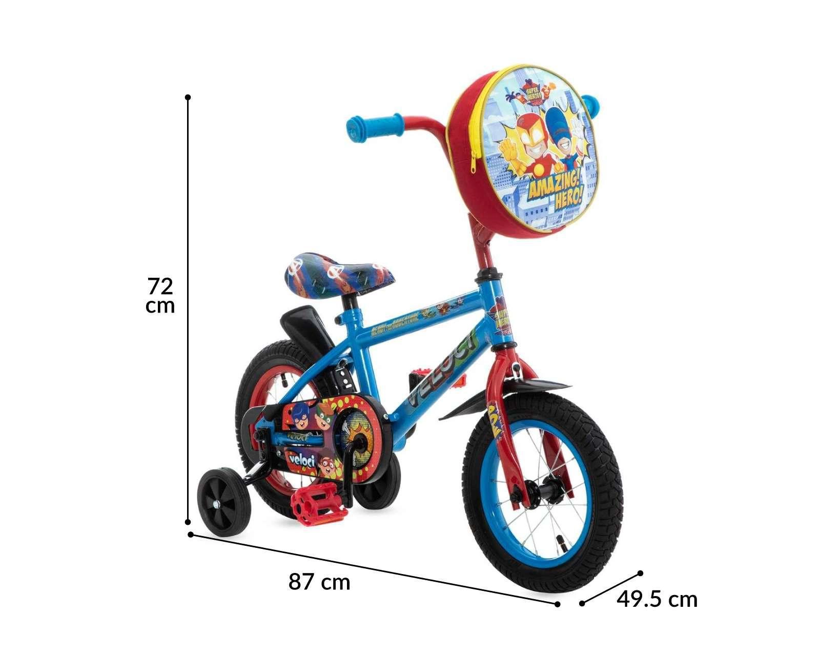 Foto 8 pulgar | Bicicleta Infantil Veloci Adventure 12" Azul