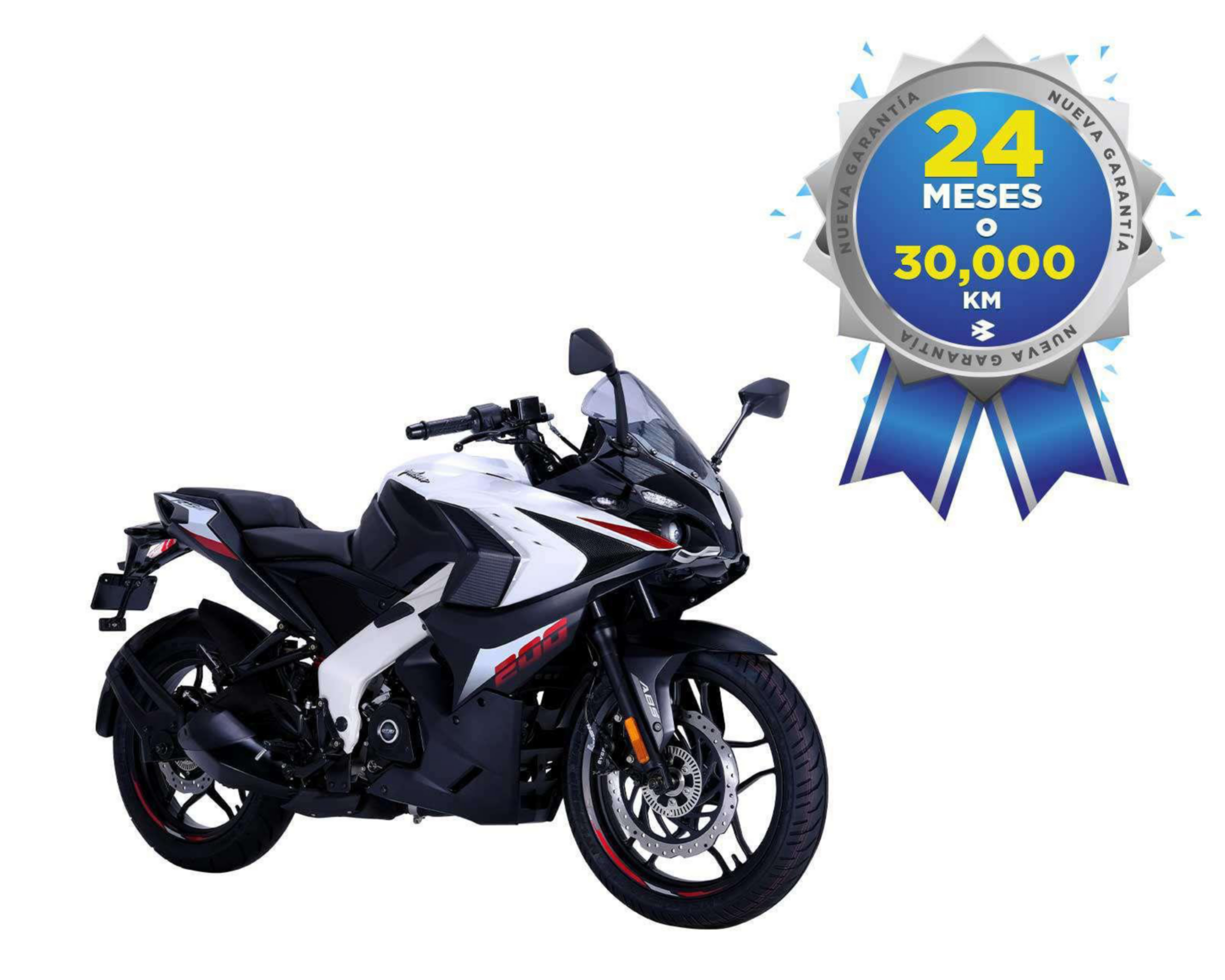 Foto 2 pulgar | Motocicleta Bajaj Pulsar RS 200 cc 2022