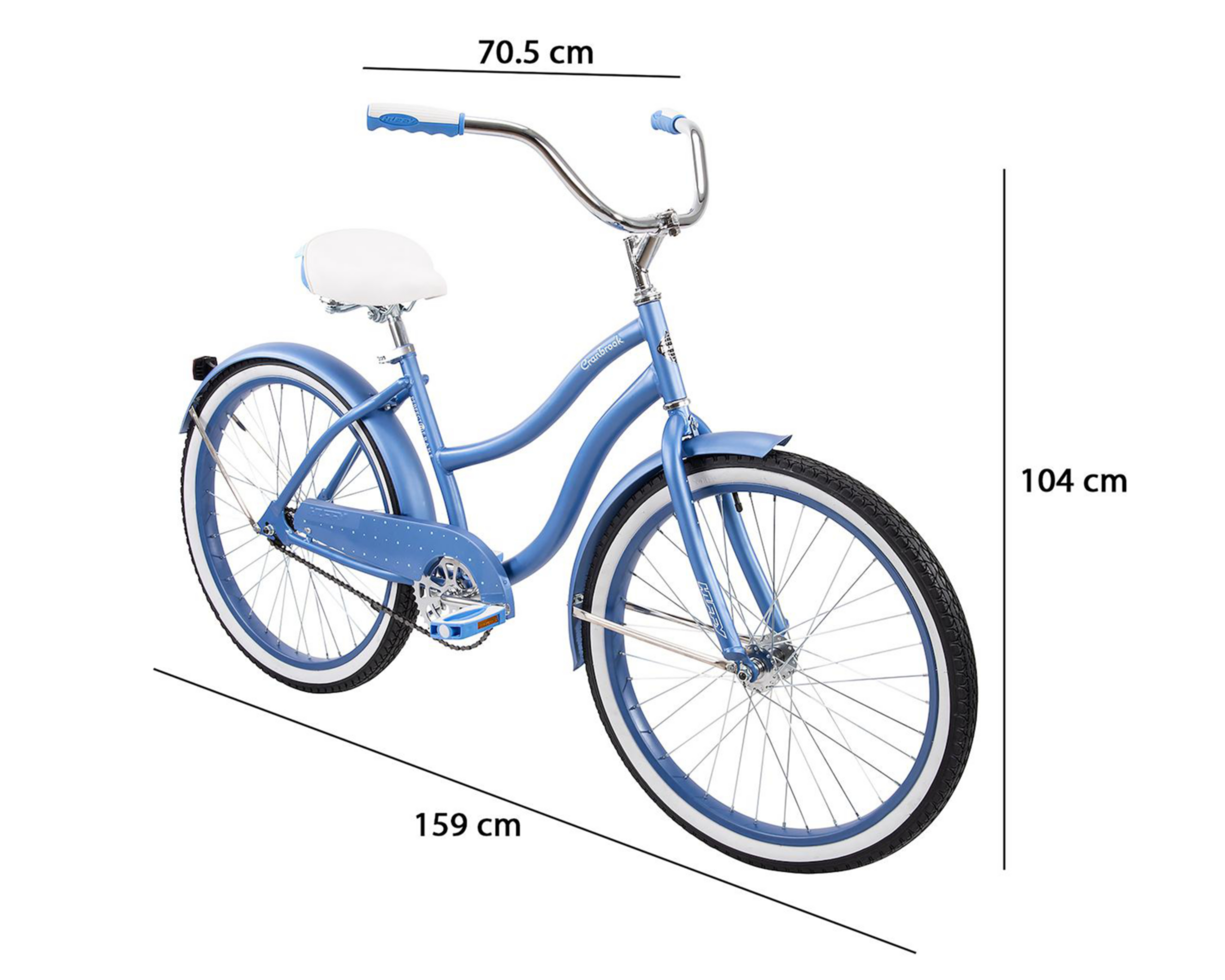 Foto 7 pulgar | Bicicleta Urbana Huffy Cranbrook Rodada 24 Azul