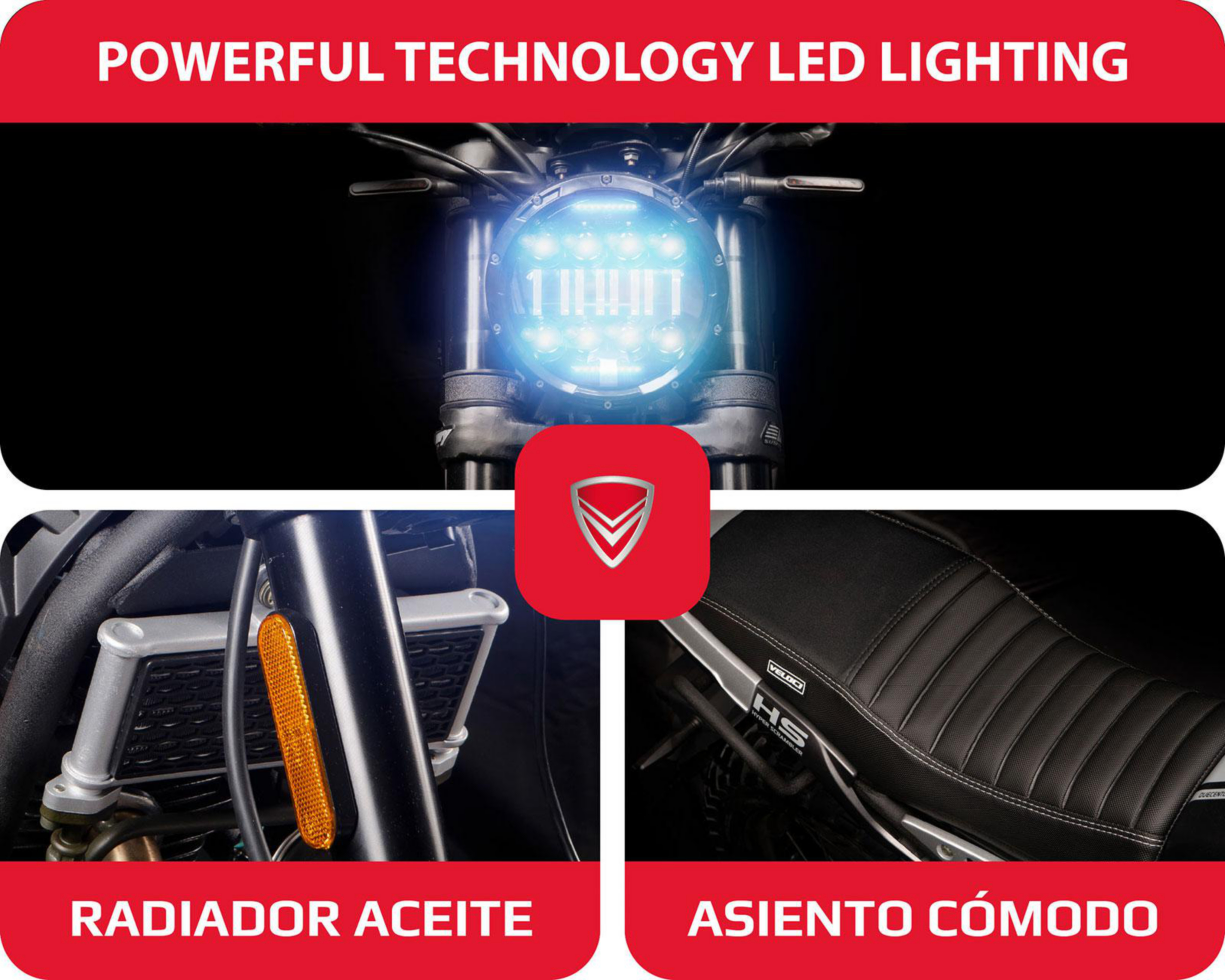 Foto 10 pulgar | Motocicleta Veloci Dark Thunder Hyper 250 cc 2026