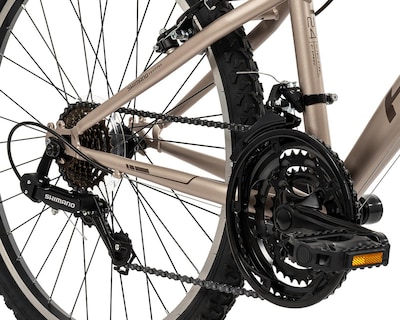 Foto 4 | Bicicleta de Montaña Huffy Incline Rodada 24 Dorada