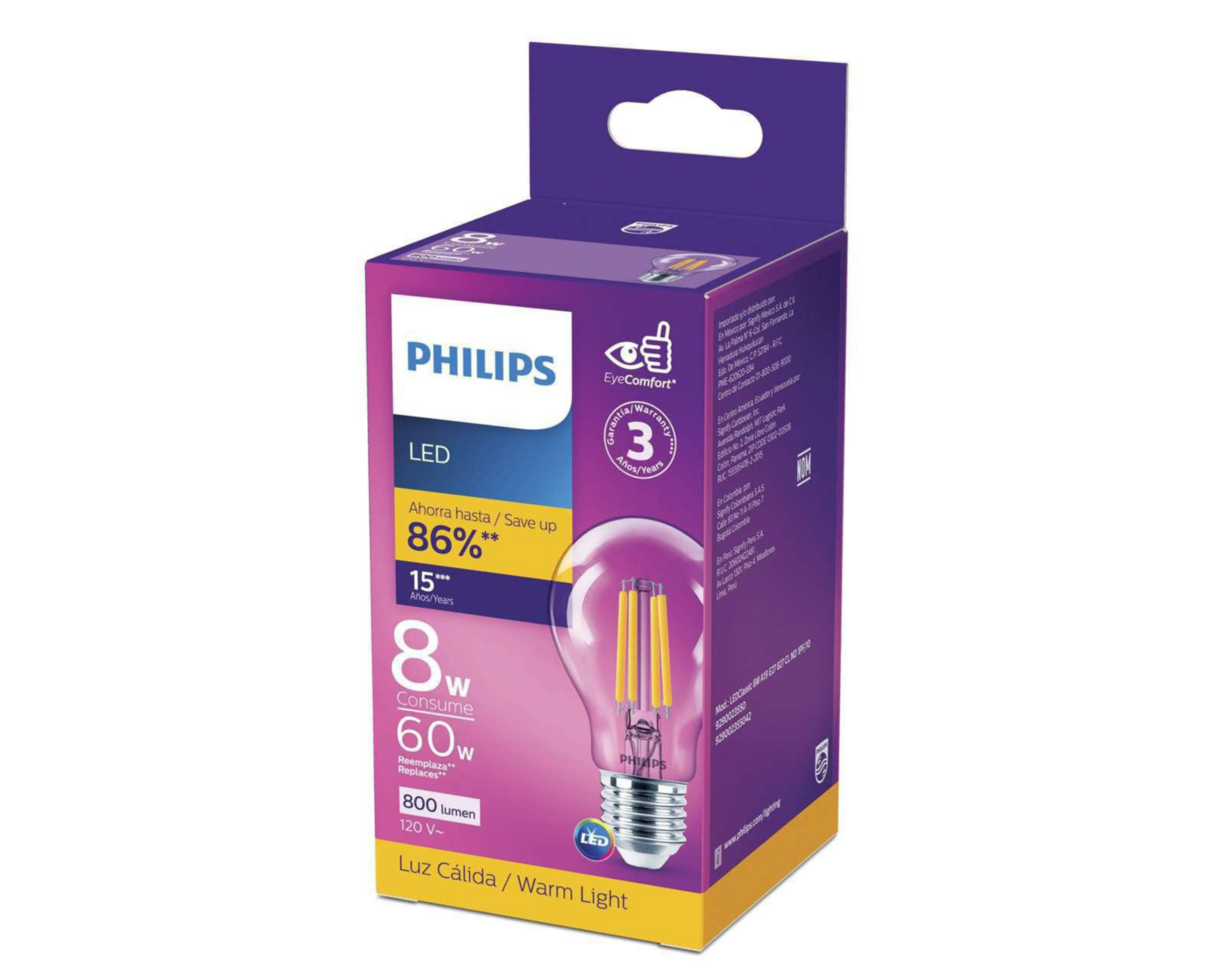 Foto 6 pulgar | Foco LED Philips 8W