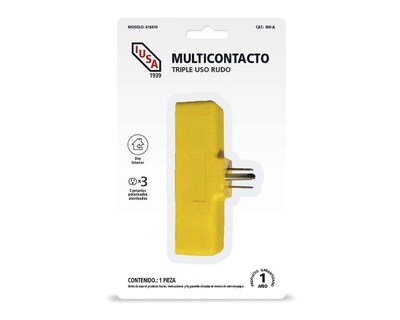 Foto 2 | Multicontacto Triple IUSA