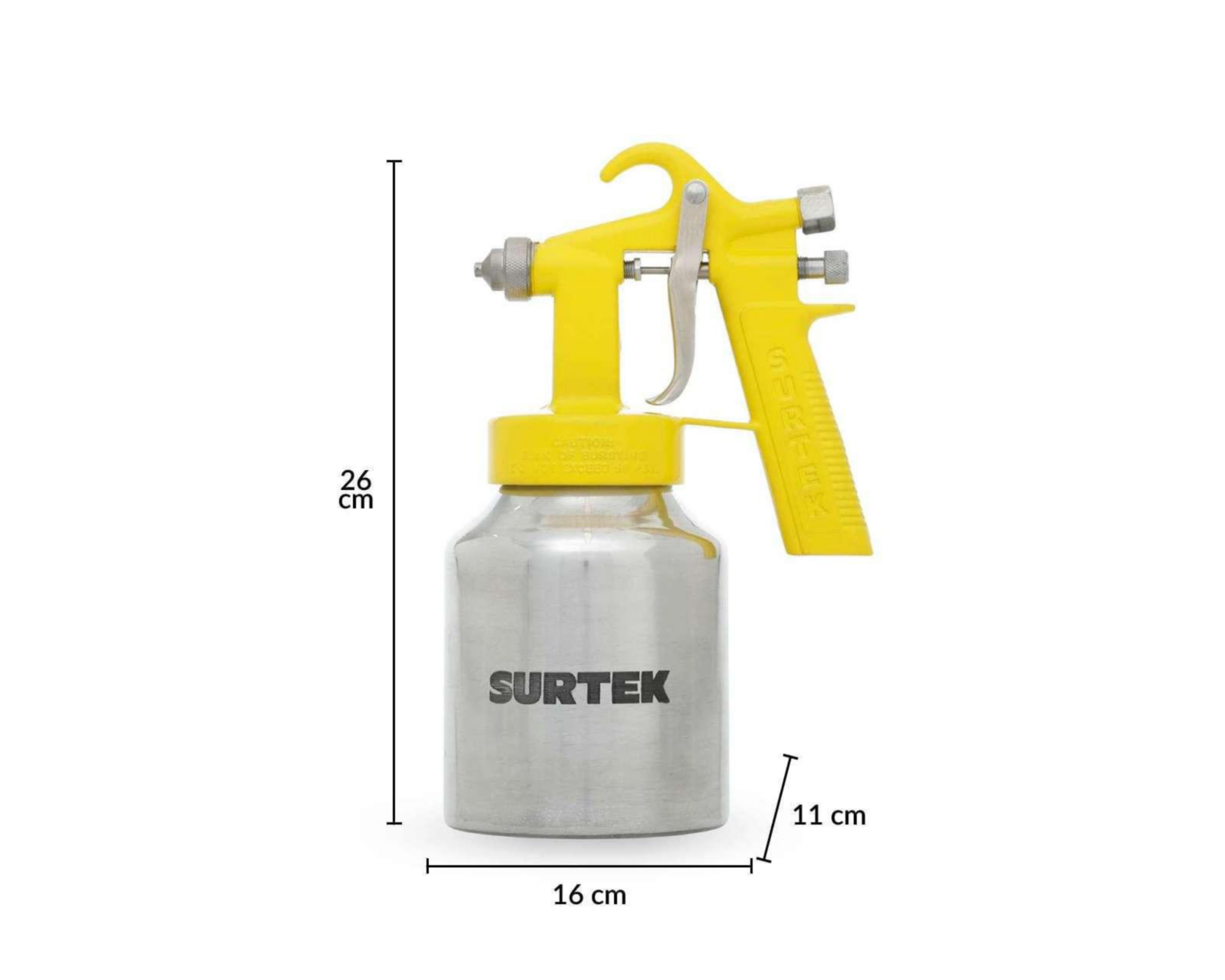 Foto 5 | Pistola para Pintura Surtek PPB1 Baja Presión 1 l