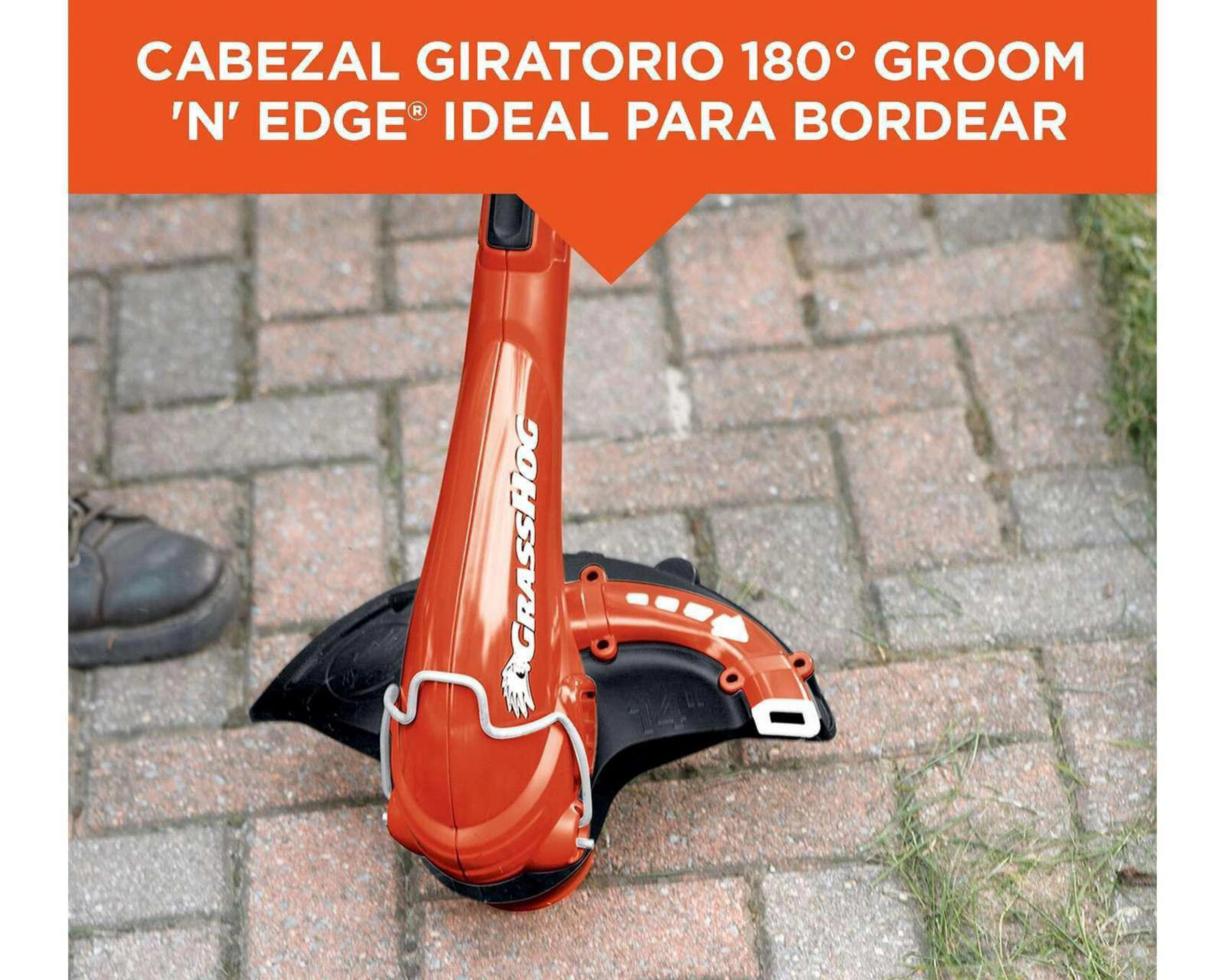 Foto 8 pulgar | Desbrozadora 9" Black+Decker GH750-B3 350W STRING