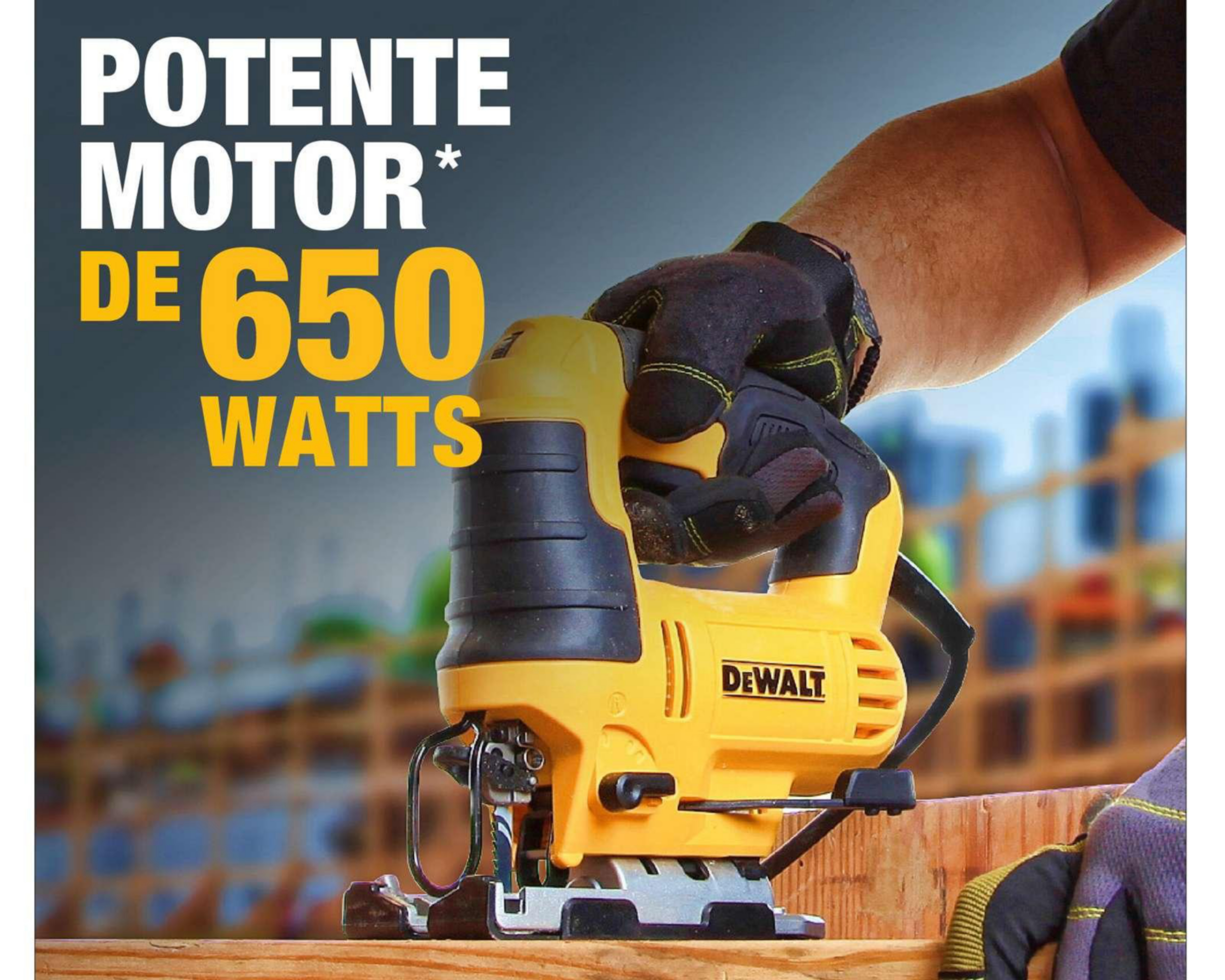 Foto 5 pulgar | Caladora DeWalt DW300-B3 650 W