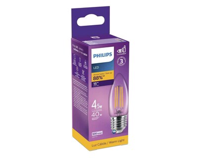 Foto 3 | Foco LED Phillips 4.5 W Luz Cálida