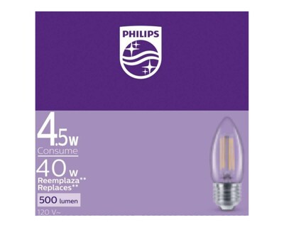 Foto 5 | Foco LED Phillips 4.5 W Luz Cálida