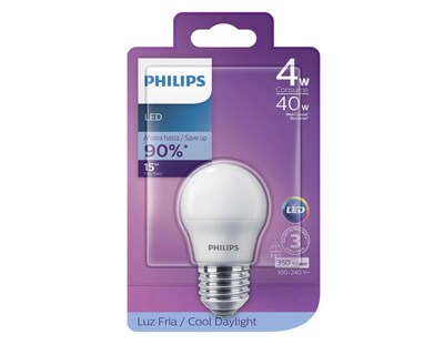 Foto 2 | Foco LED Phillips 4 W Luz Cálida