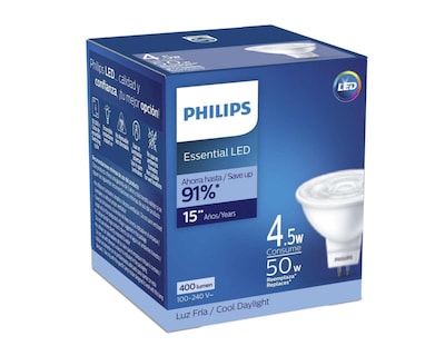 Foto 3 | Foco Spot LED Philips 4.5 W Luz Fría