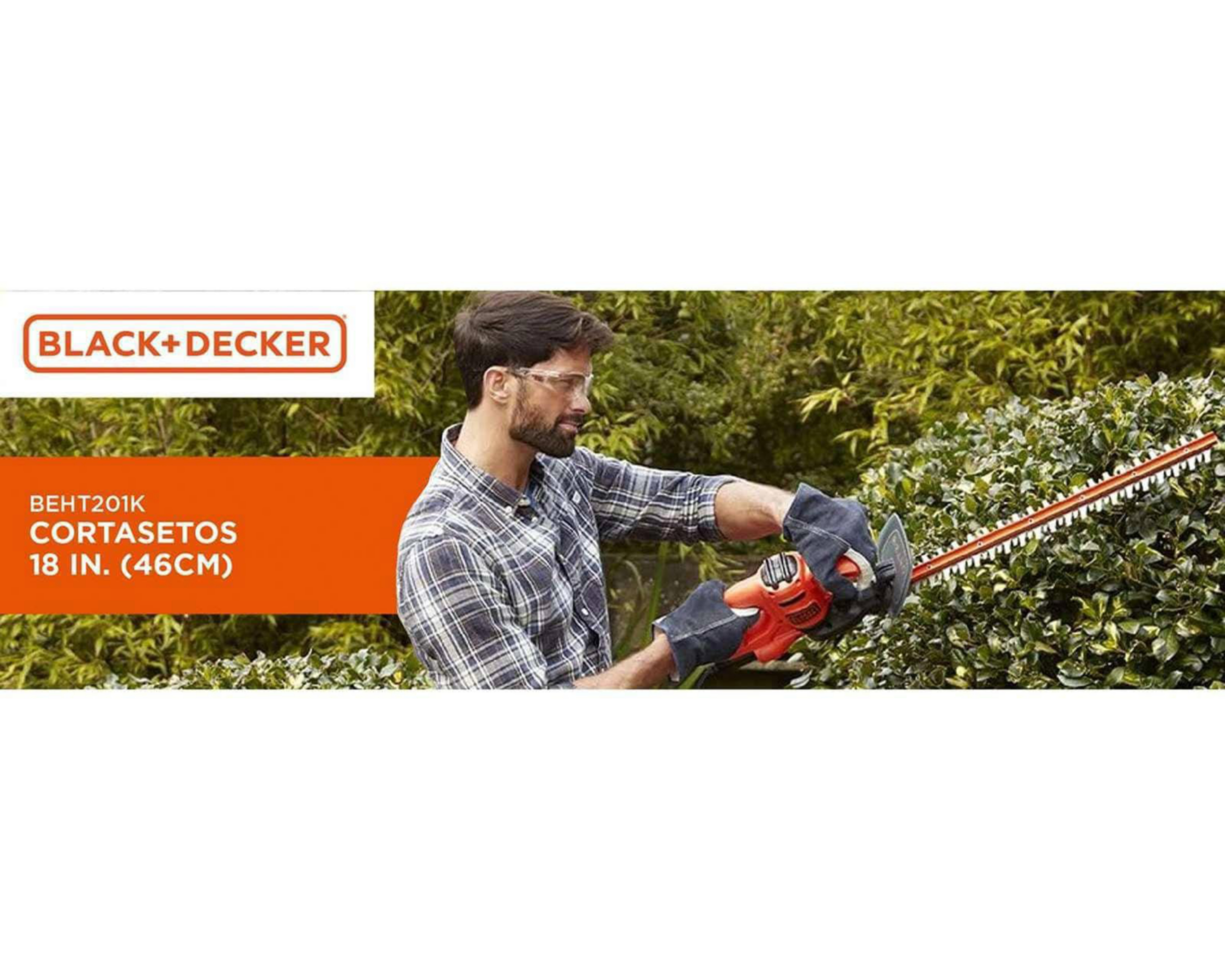 Foto 5 pulgar | Cortaseto Black + Decker BEHT201-K-B3