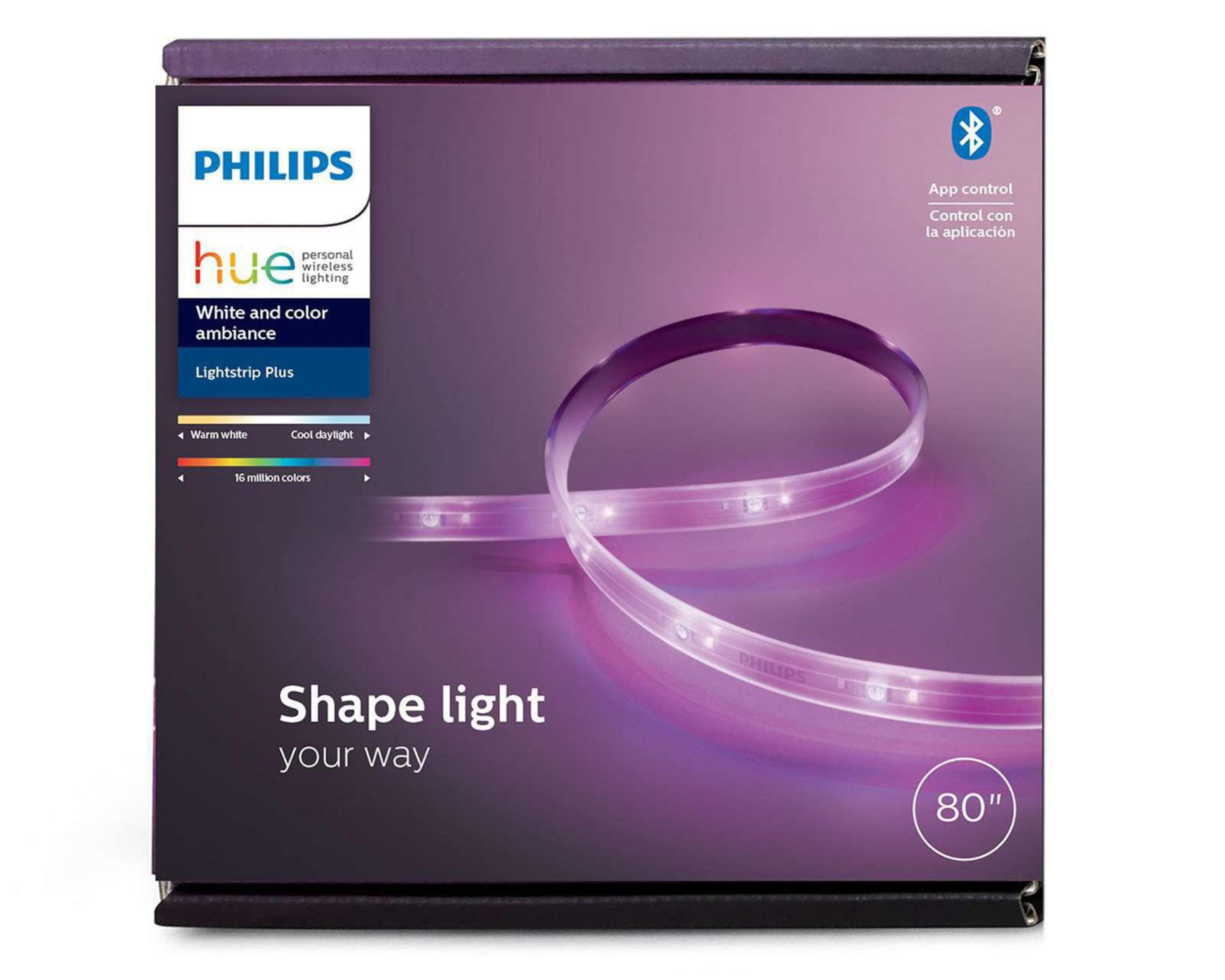 Foto 3 pulgar | Tira de Luz LED Philips 2 Metros Multicolor