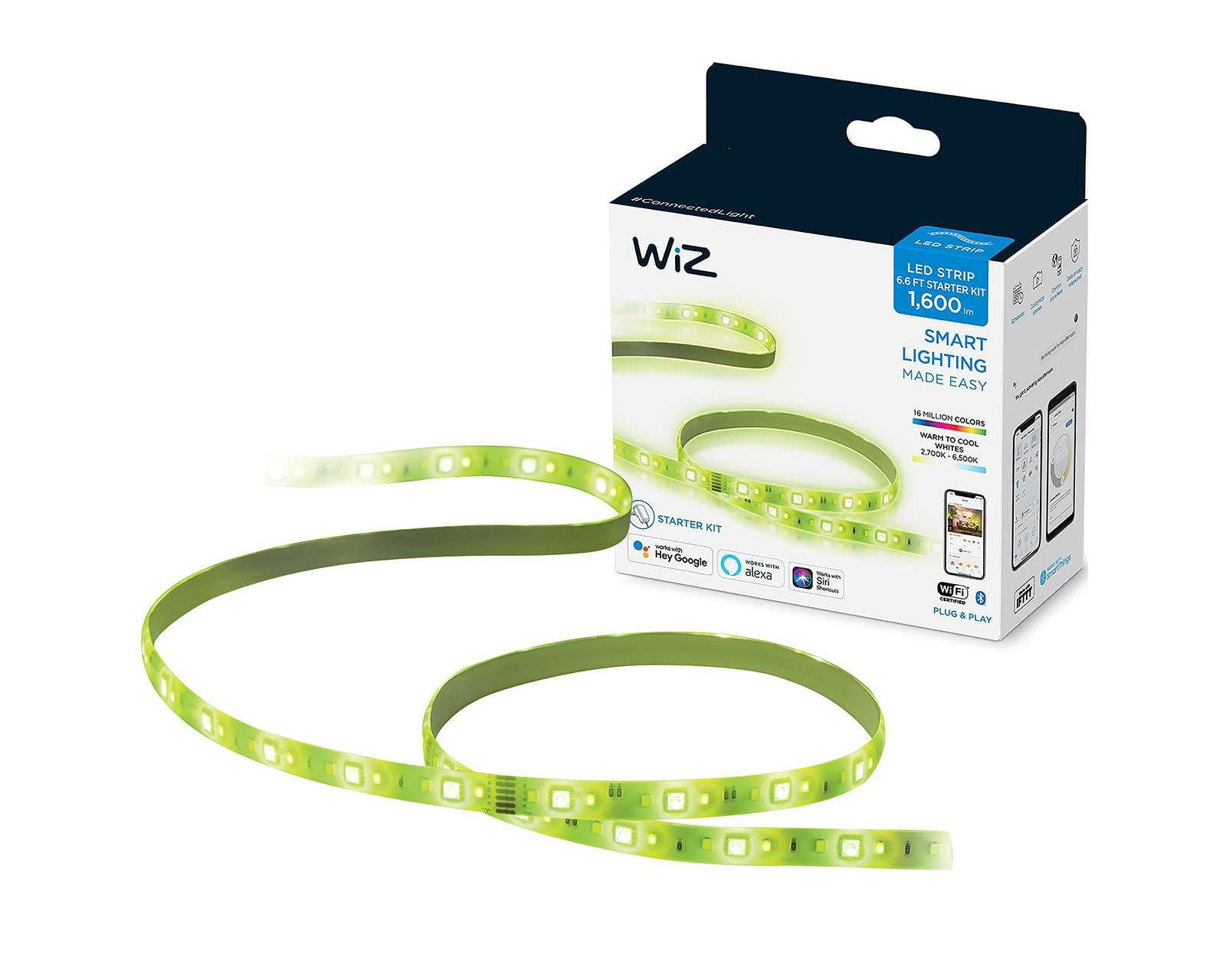 Tira de Luz Led Wiz 24 W Luz Fría-Cálida 2 m